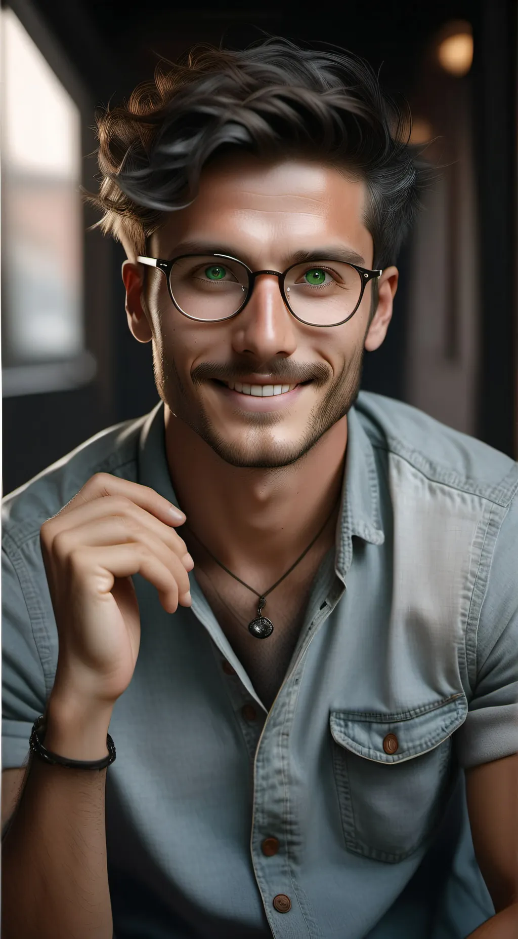 ai character: Matt Smith background