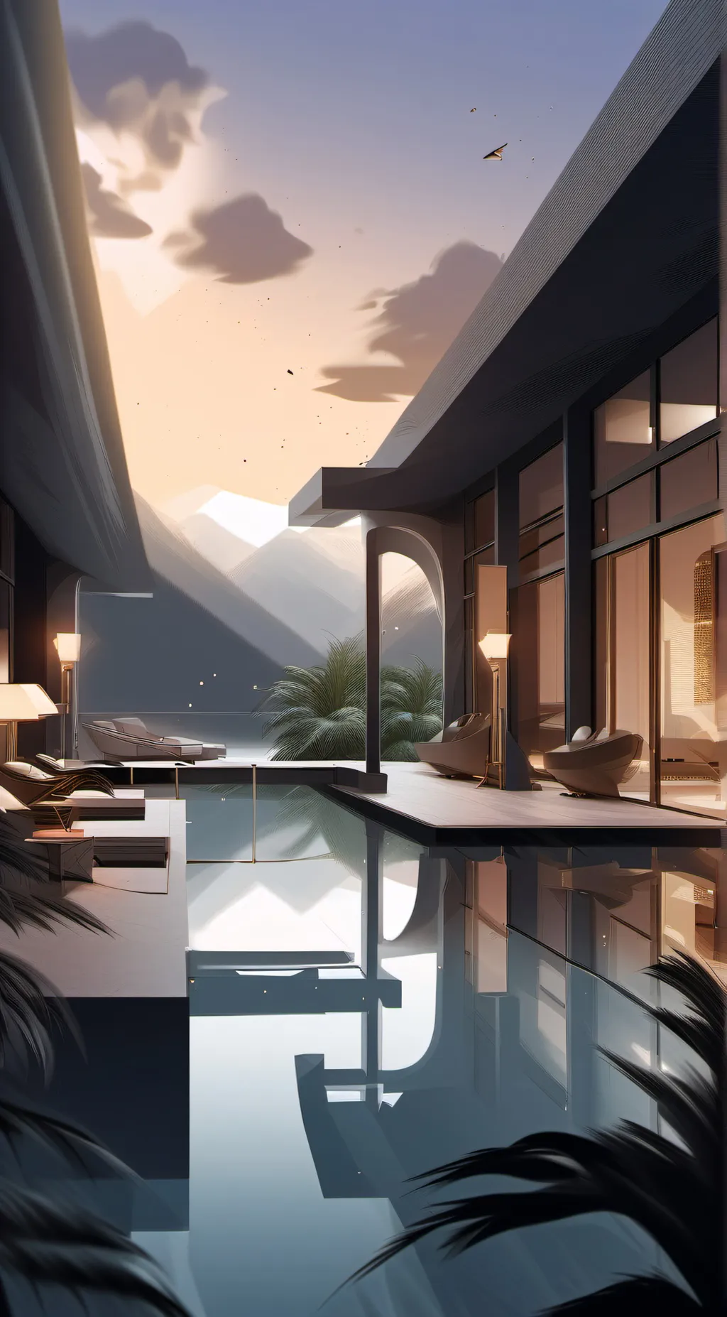 ai character: Hazbin hotel party background