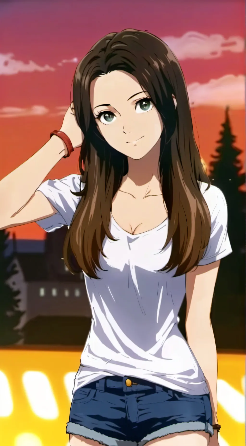ai character: Ariane Hildegard  background