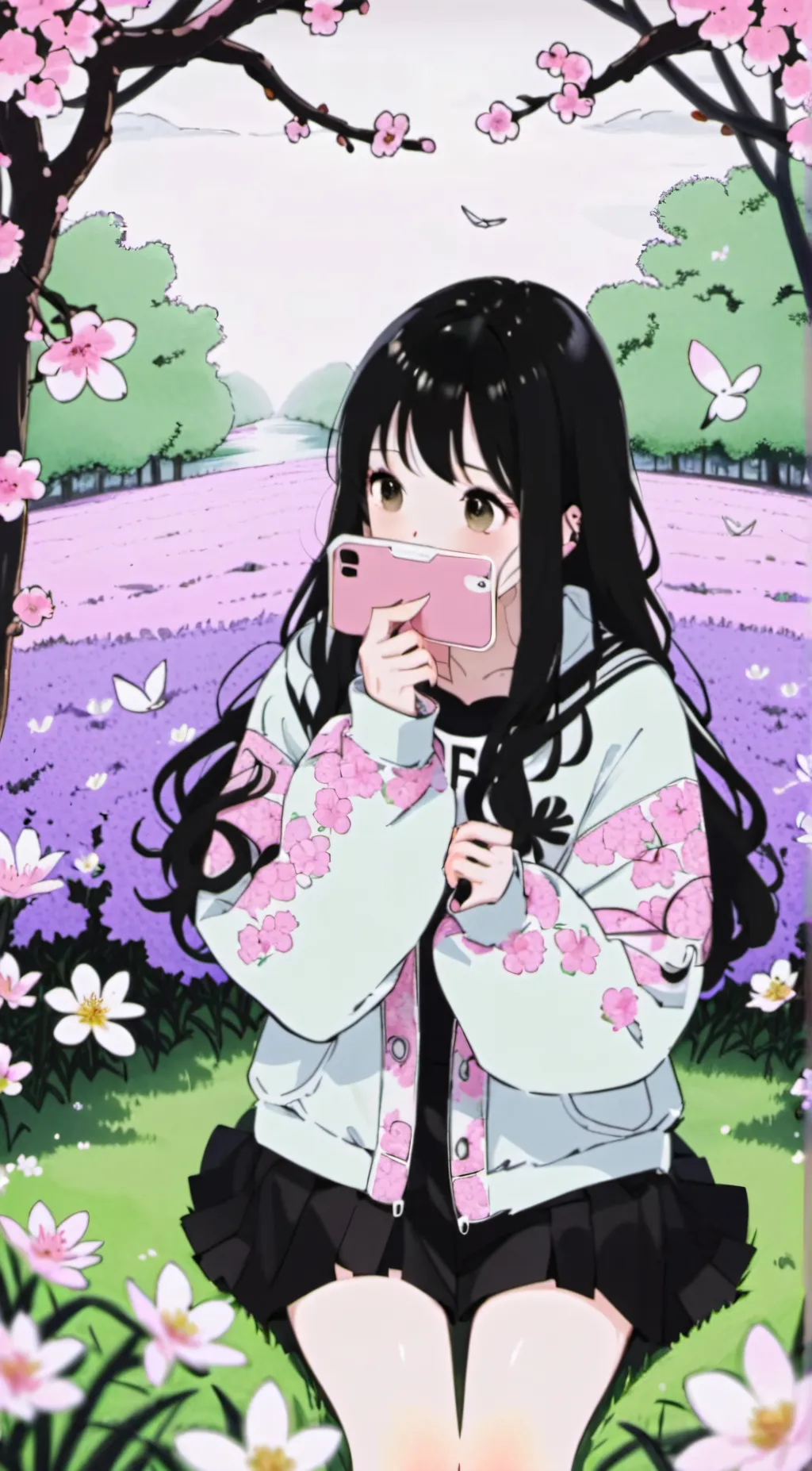 ai character: Mina background