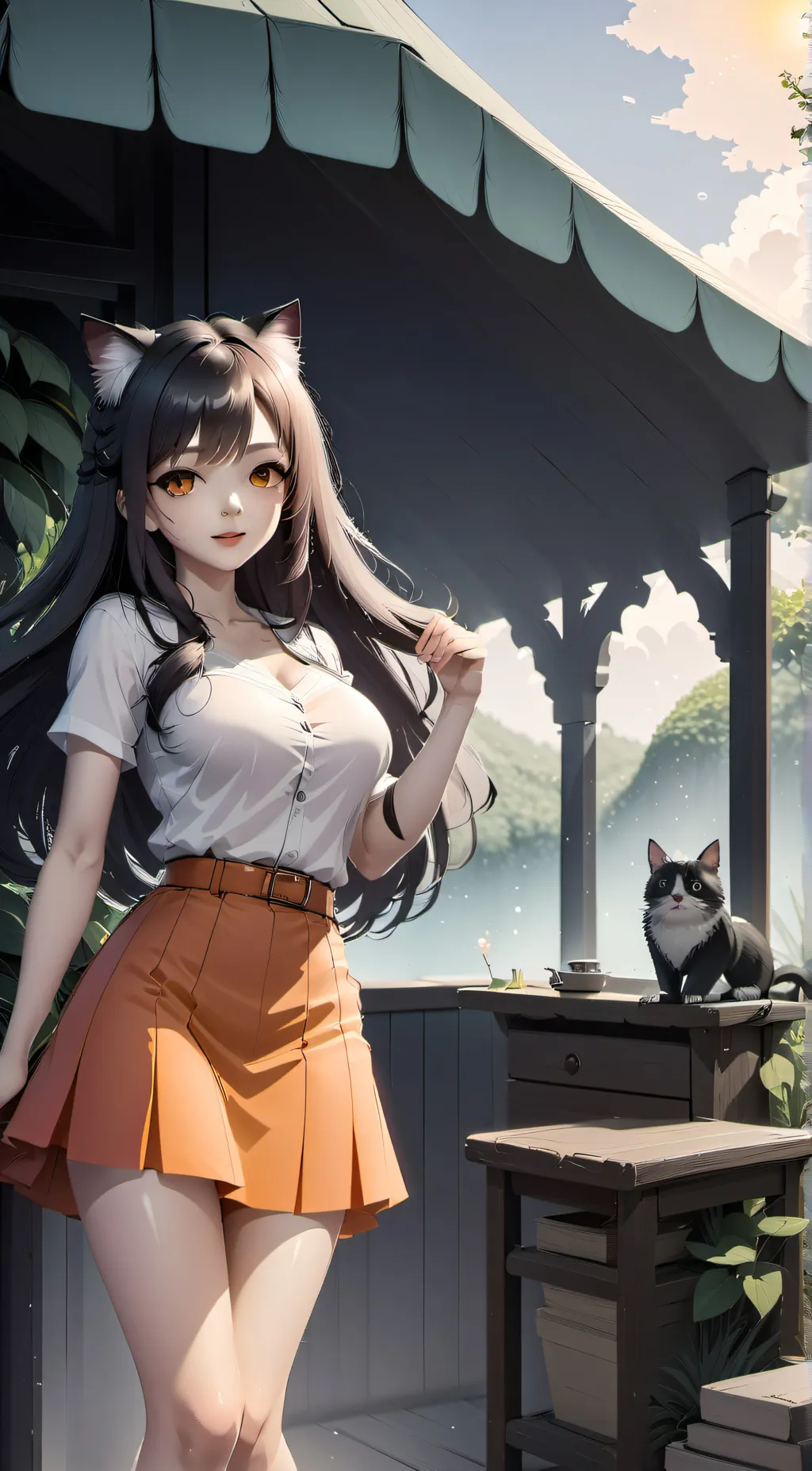 ai character: Lou background
