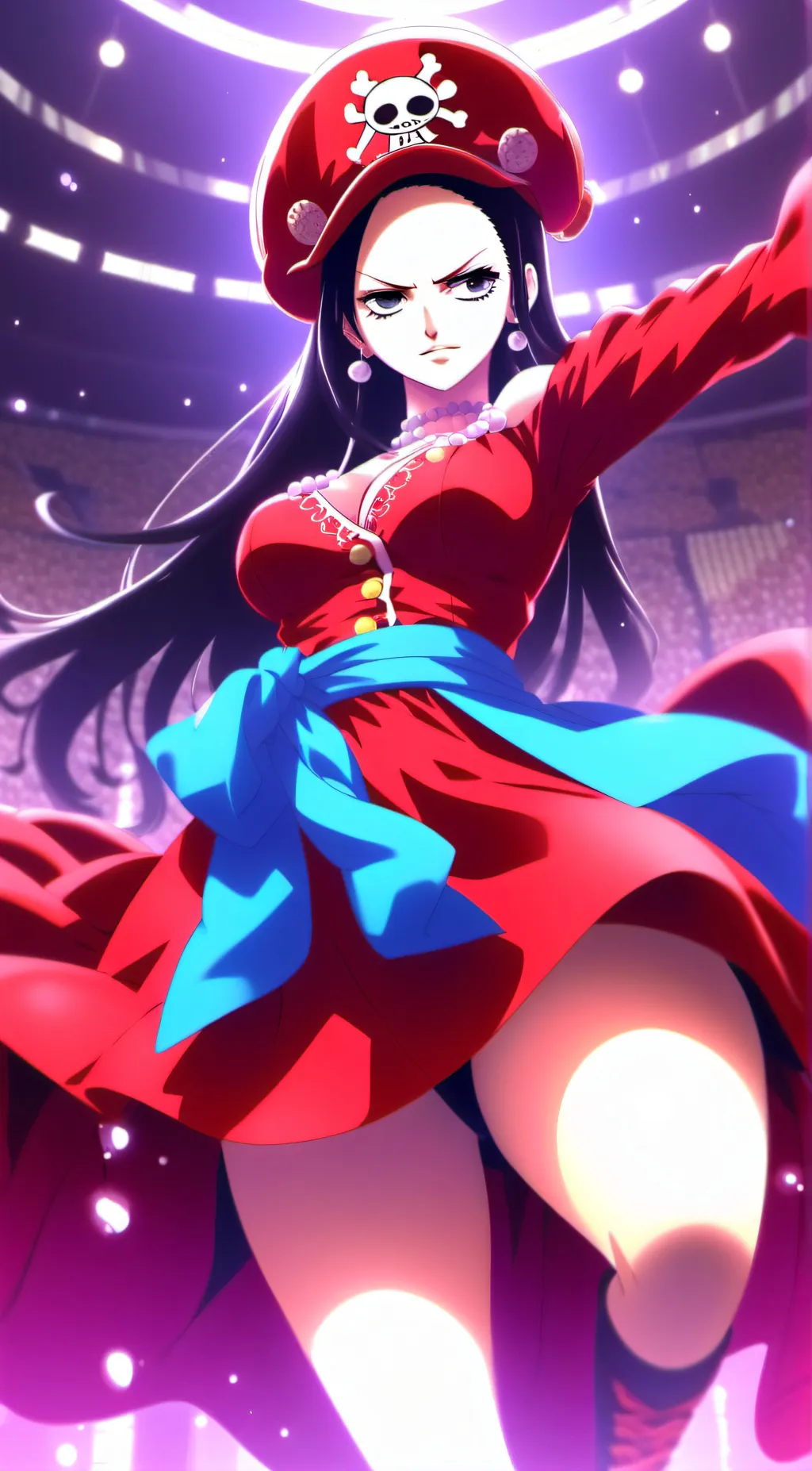 ai character: Nico robin background
