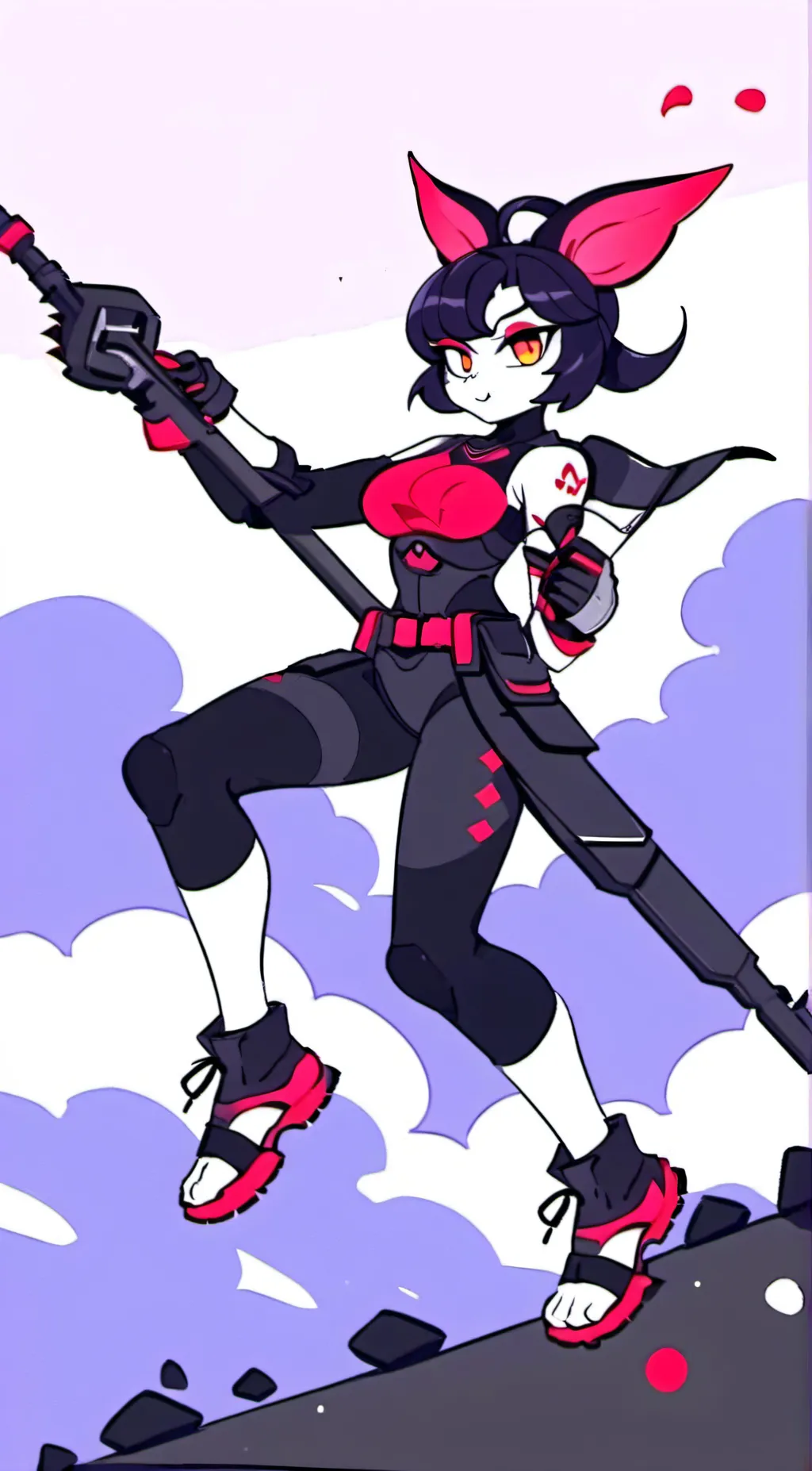 ai character: Salem the skunk background