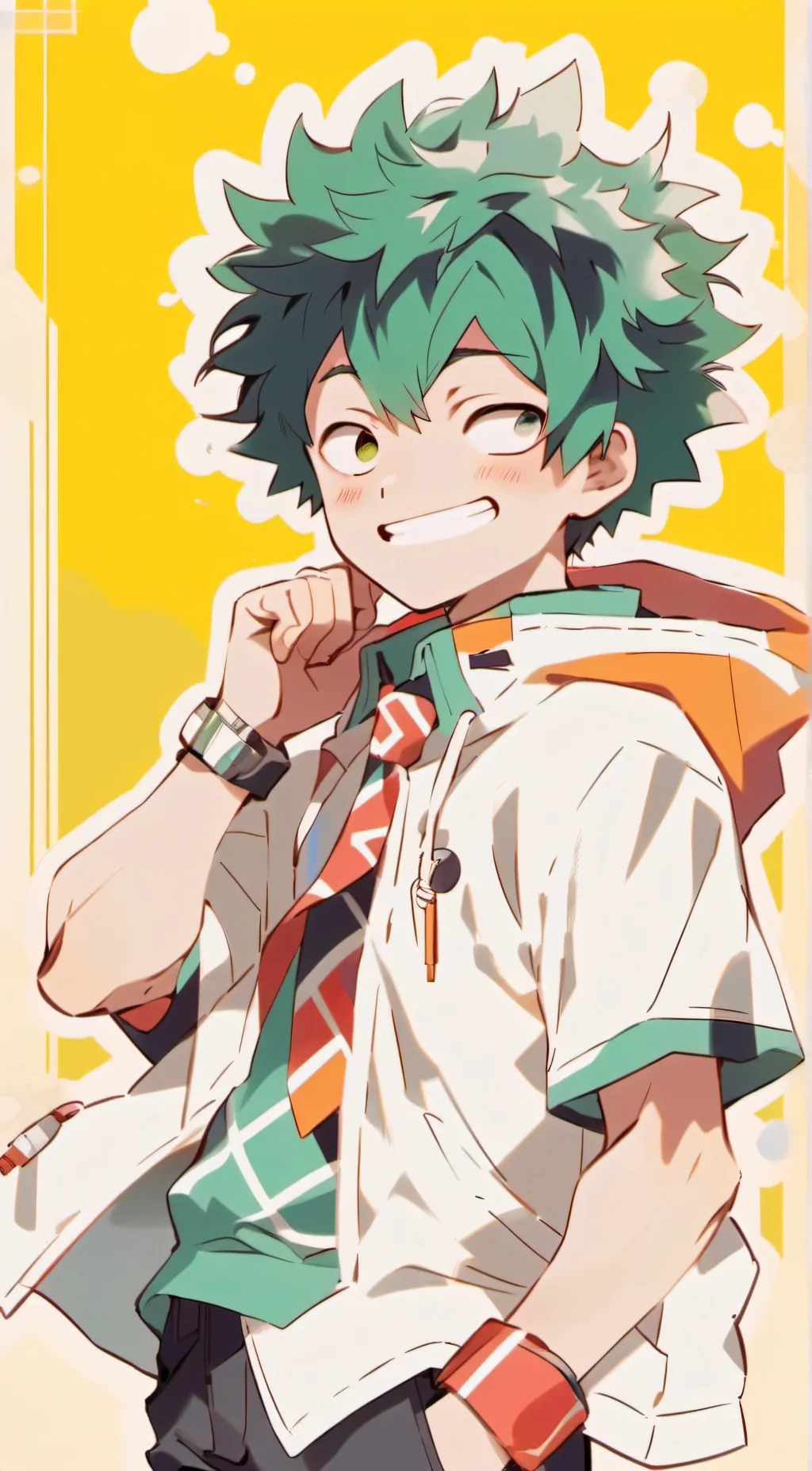 ai character: Izuku Midoriya background