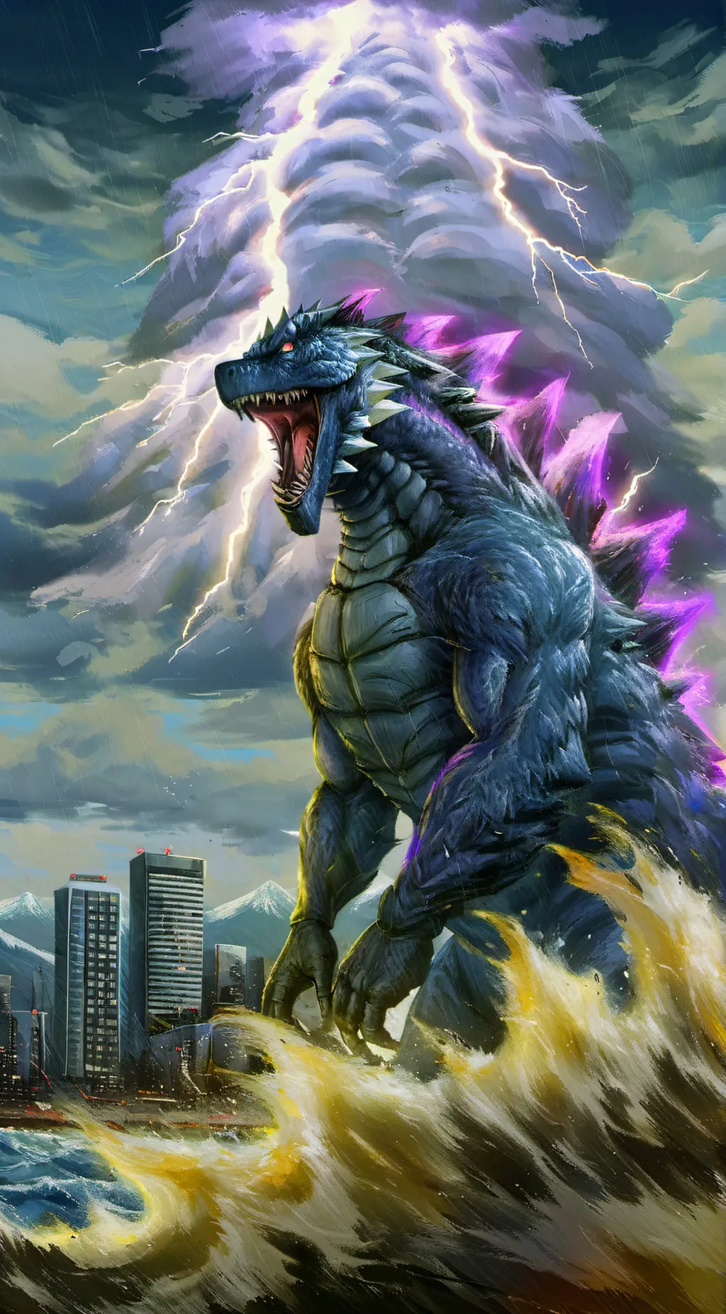 ai character: UltraZilla background