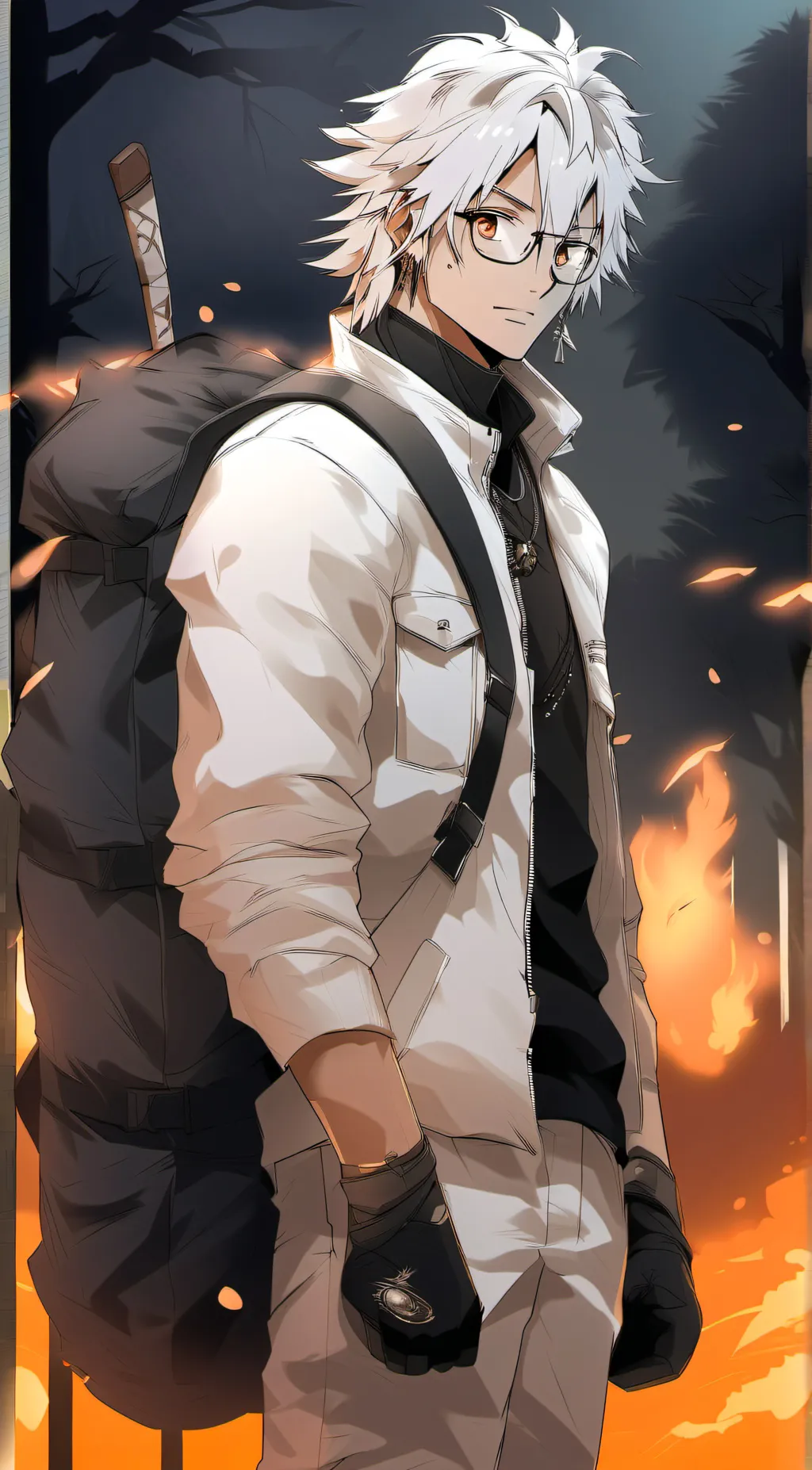 ai character: Boyfriend and pico background