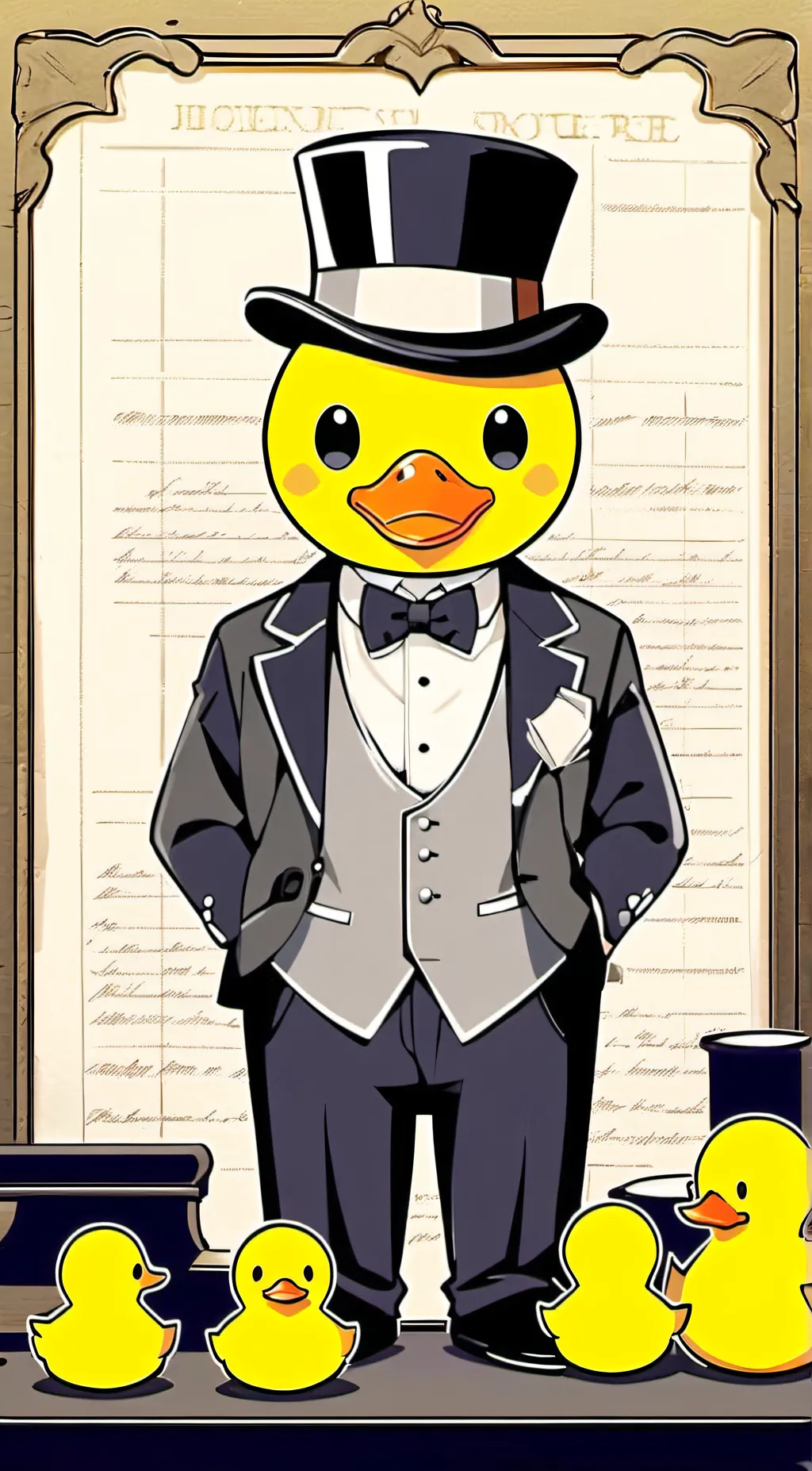 ai character: Mr squeak(powerfu) background