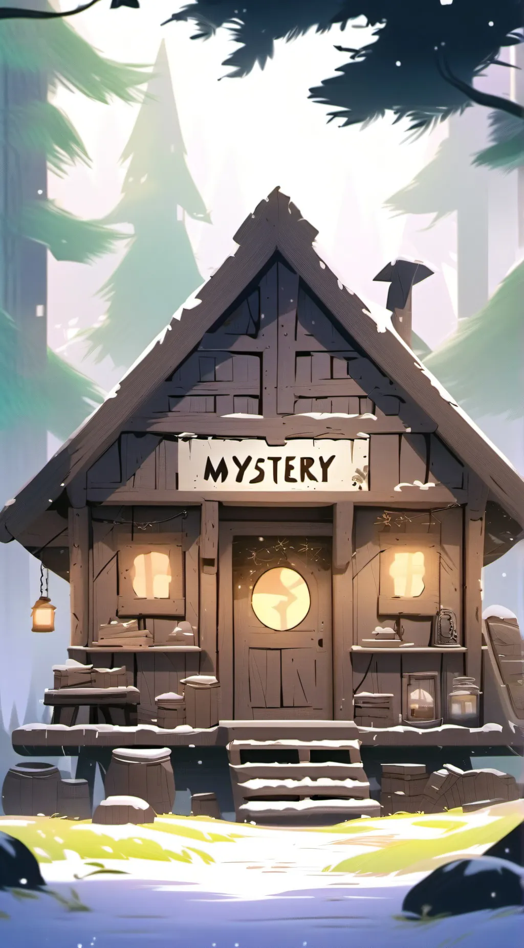 ai character: Gravity Falls background