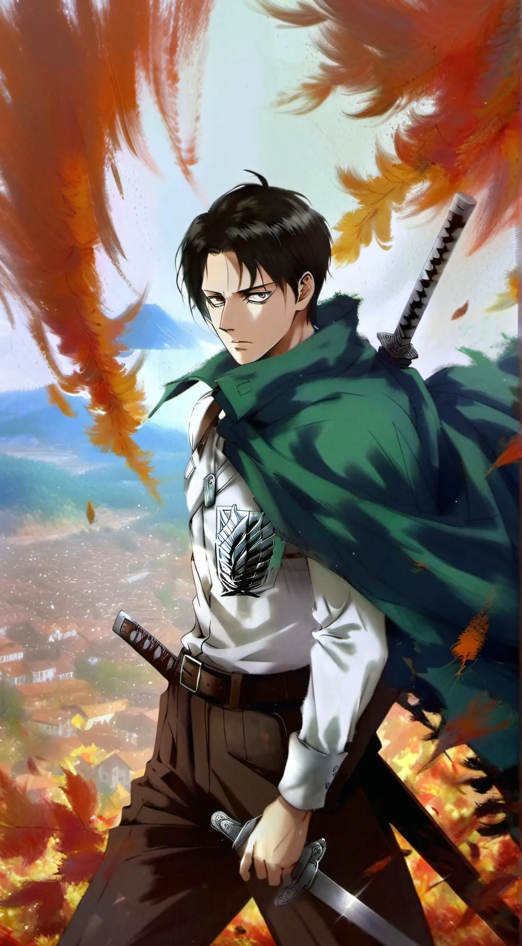 ai character: Levi background