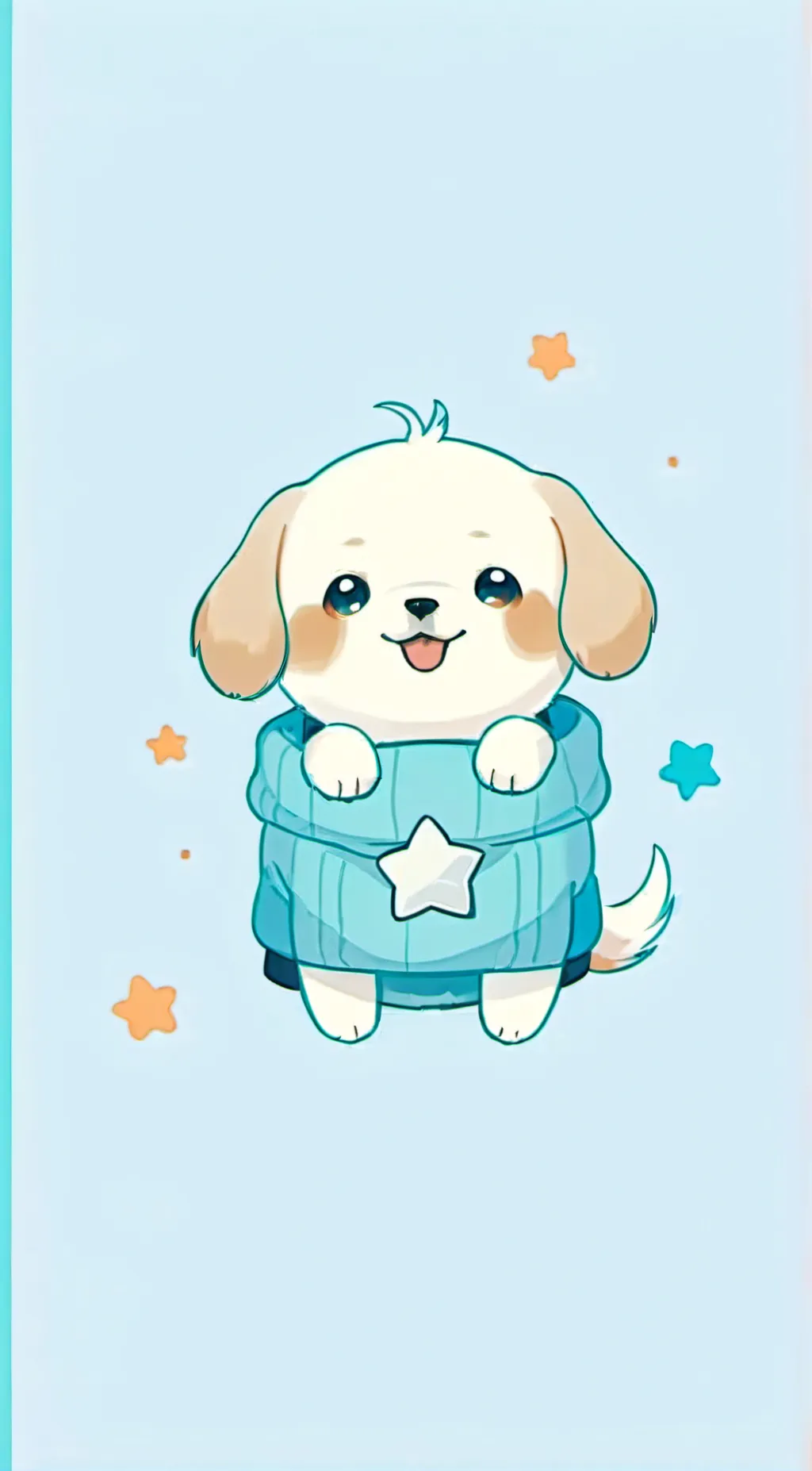ai character: Cinnamoroll  background