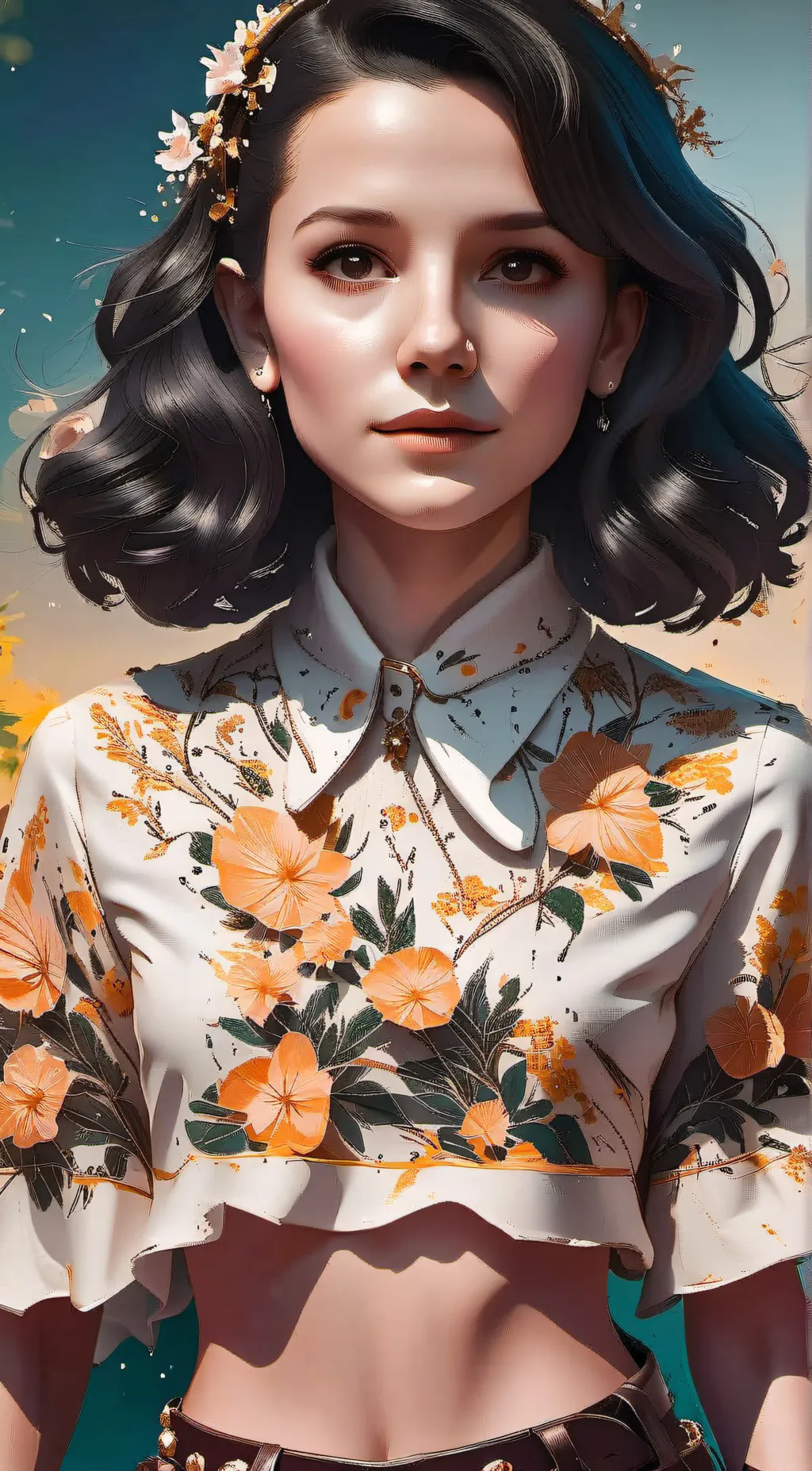 ai character: Lily  background