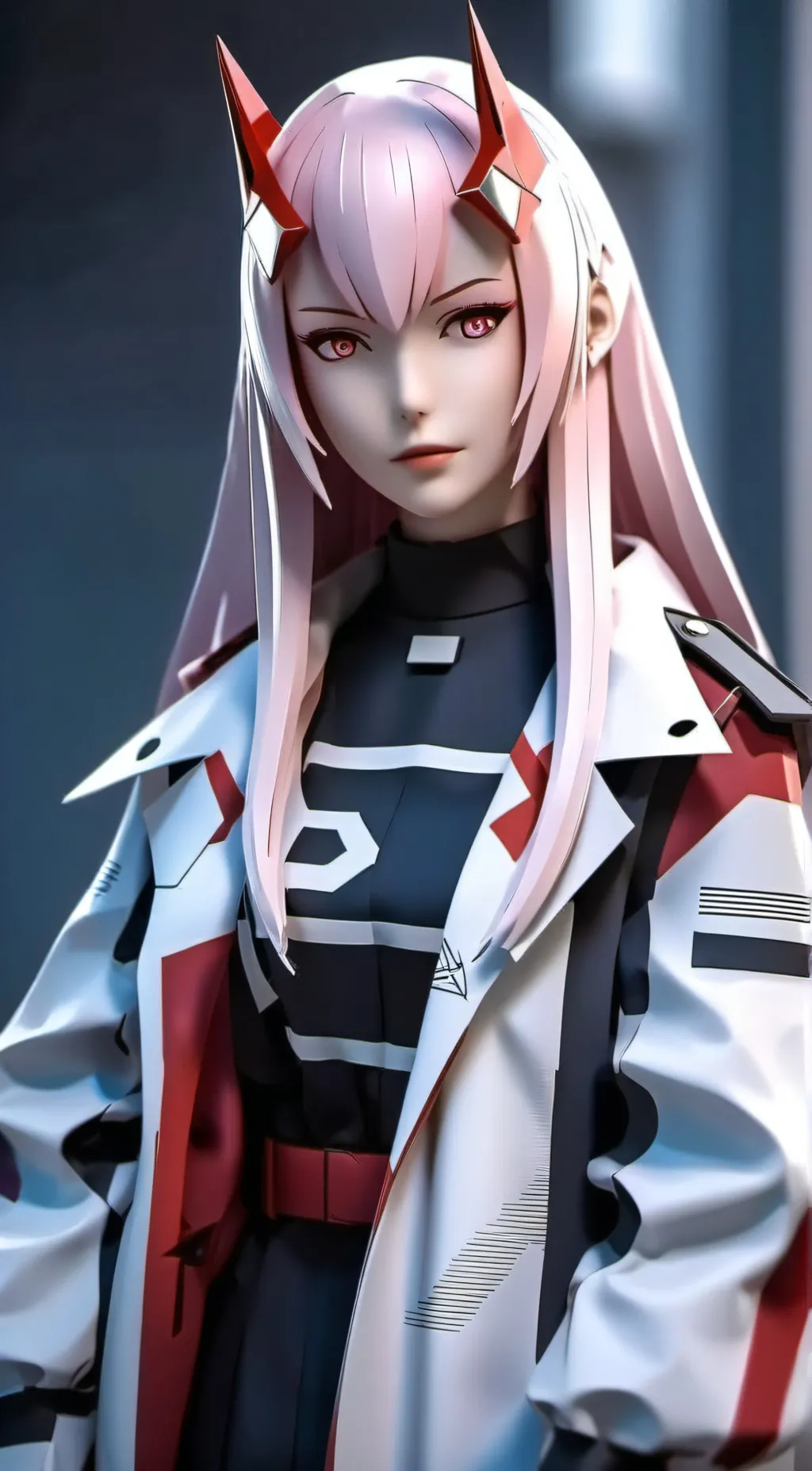 ai character: Zero Two  background
