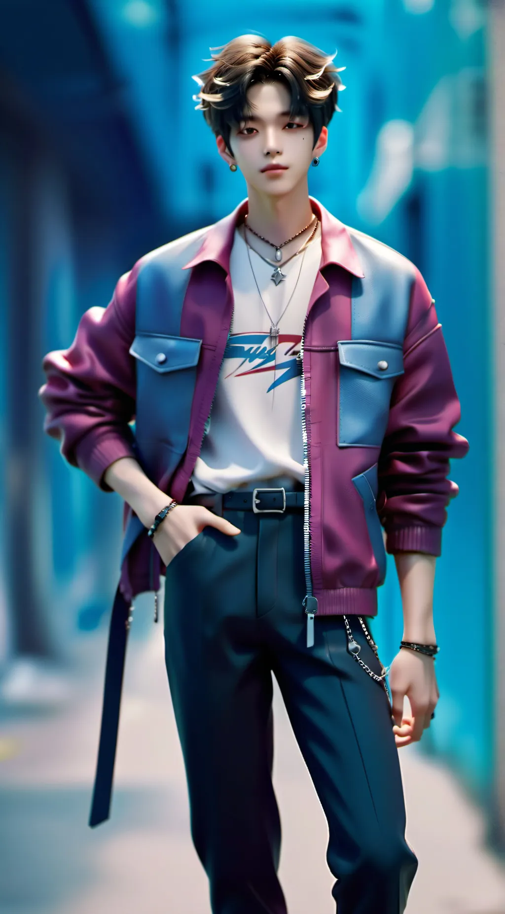 ai character: skz background