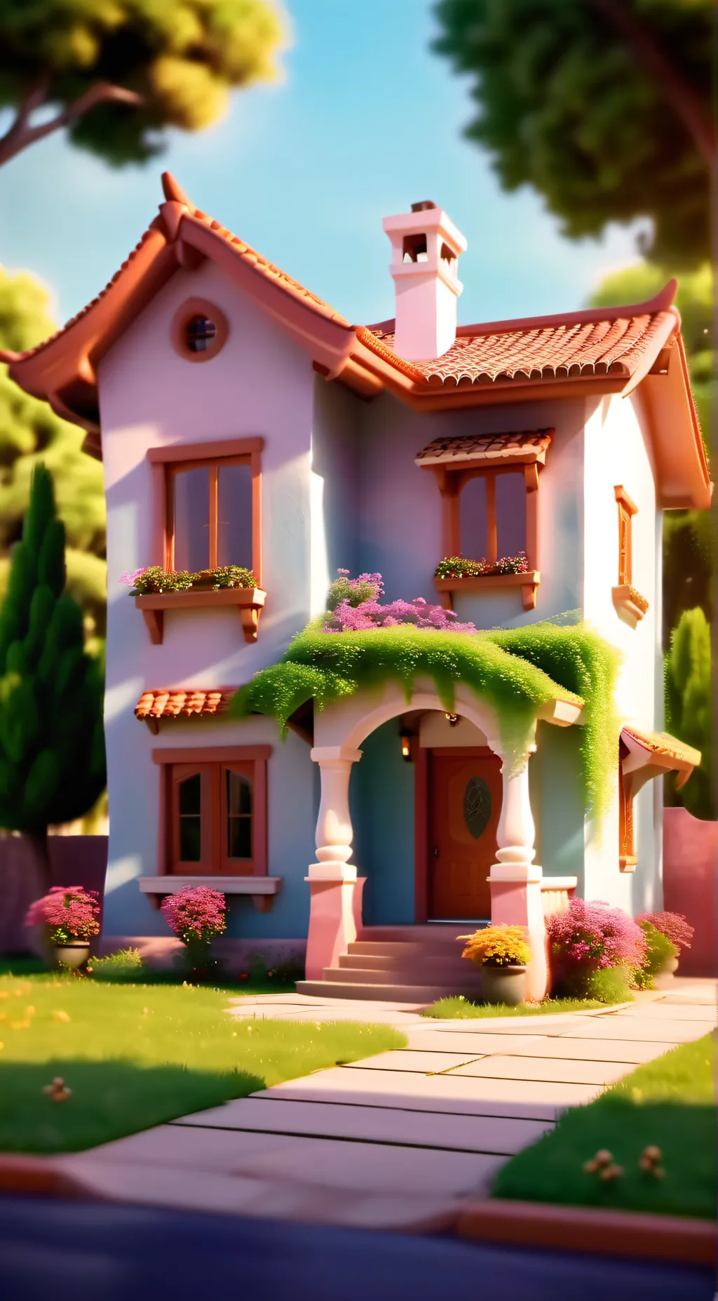 ai character: Mirabel x Isabella background