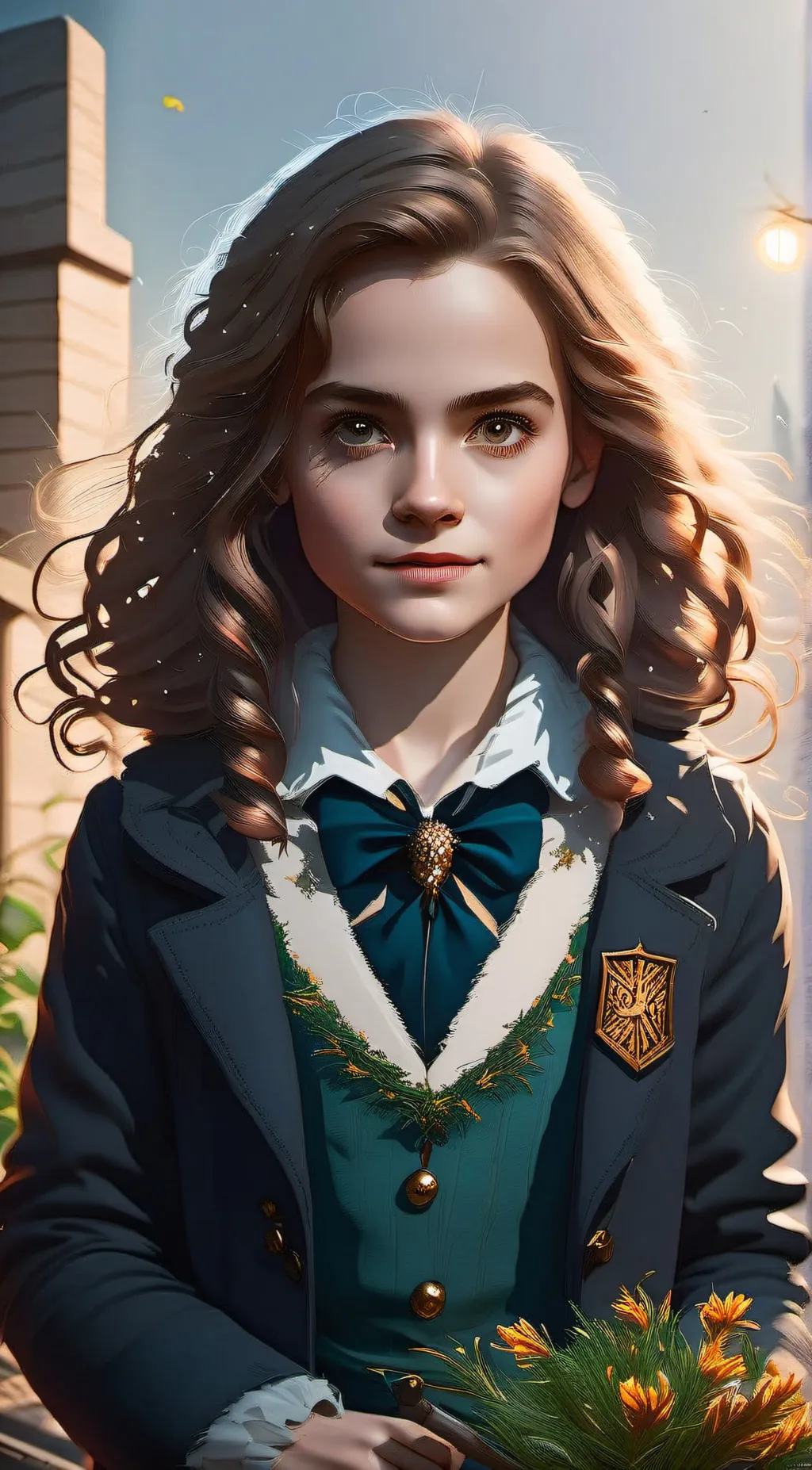 ai character: Hermione  background