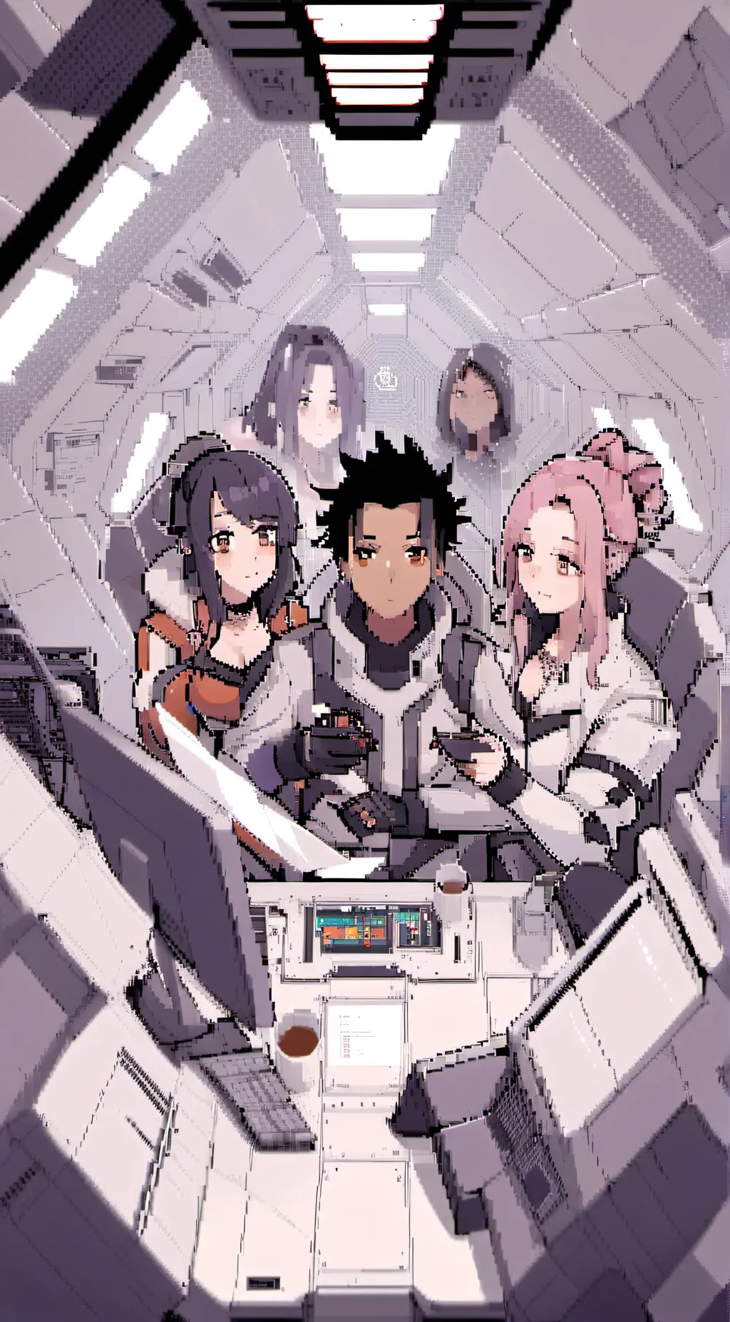 ai character: Among us background