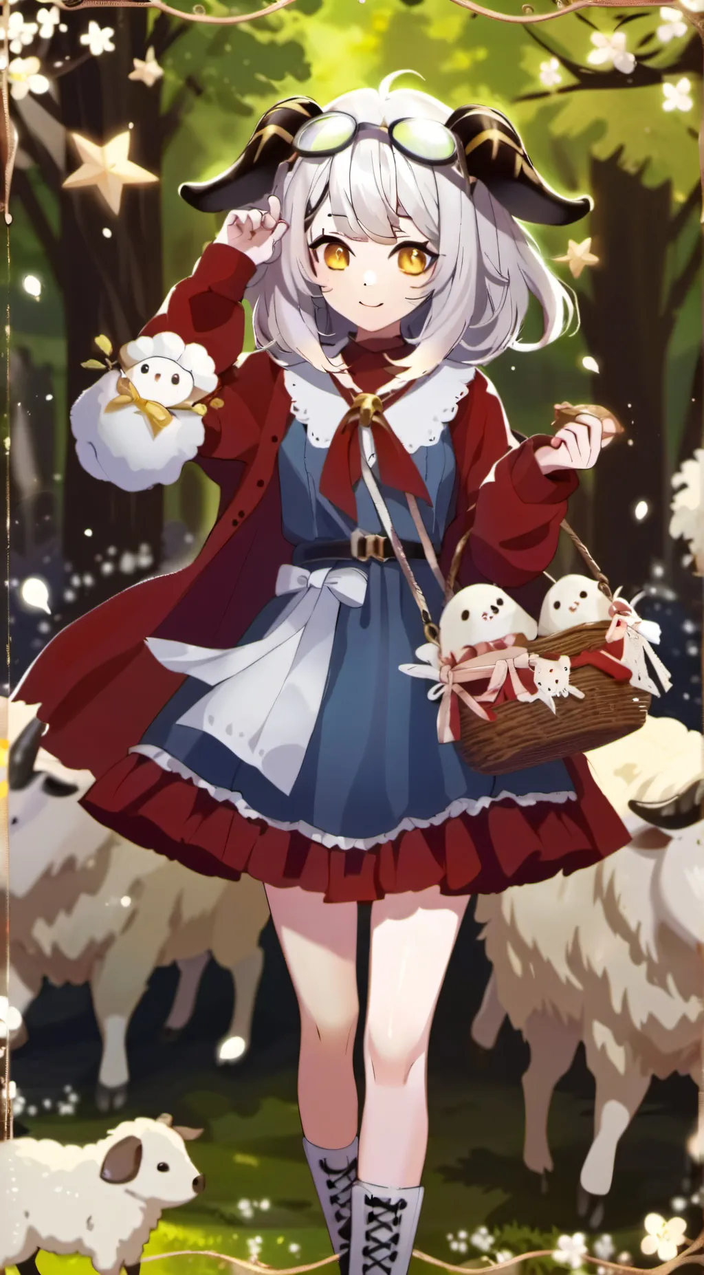 ai character: Luna background