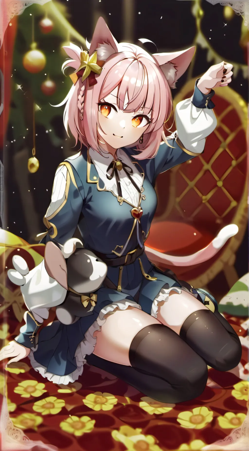 ai character: Purrlina background