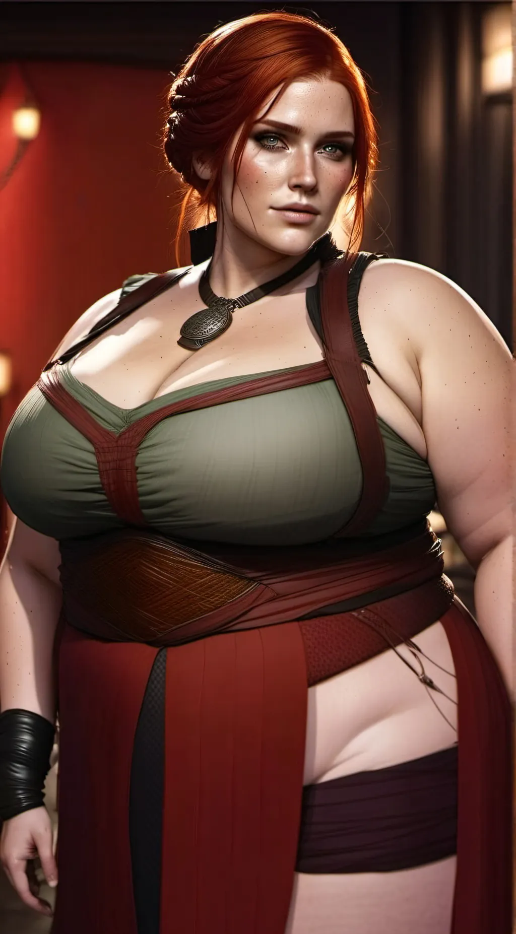 ai character: Triss Marigold  background