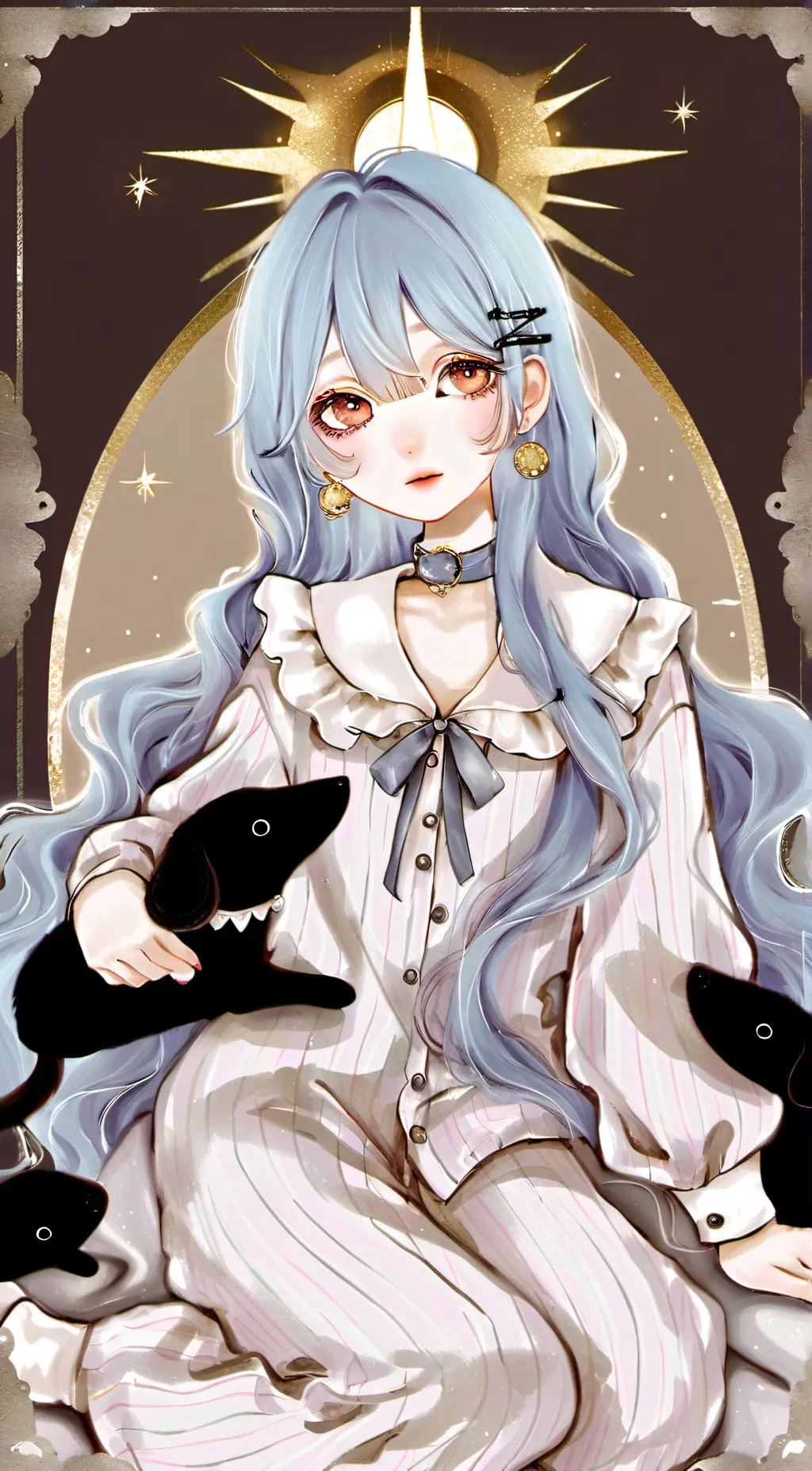 ai character: countryhuman background