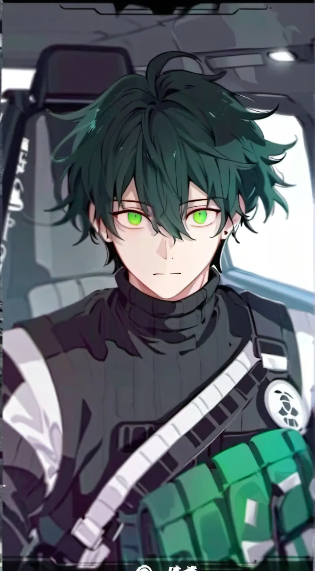 ai character: IZUKU MIDORIYA  background