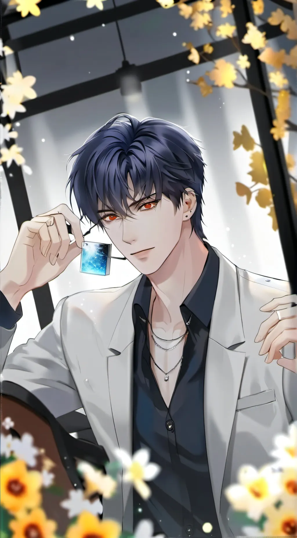 ai character: Caleb  background