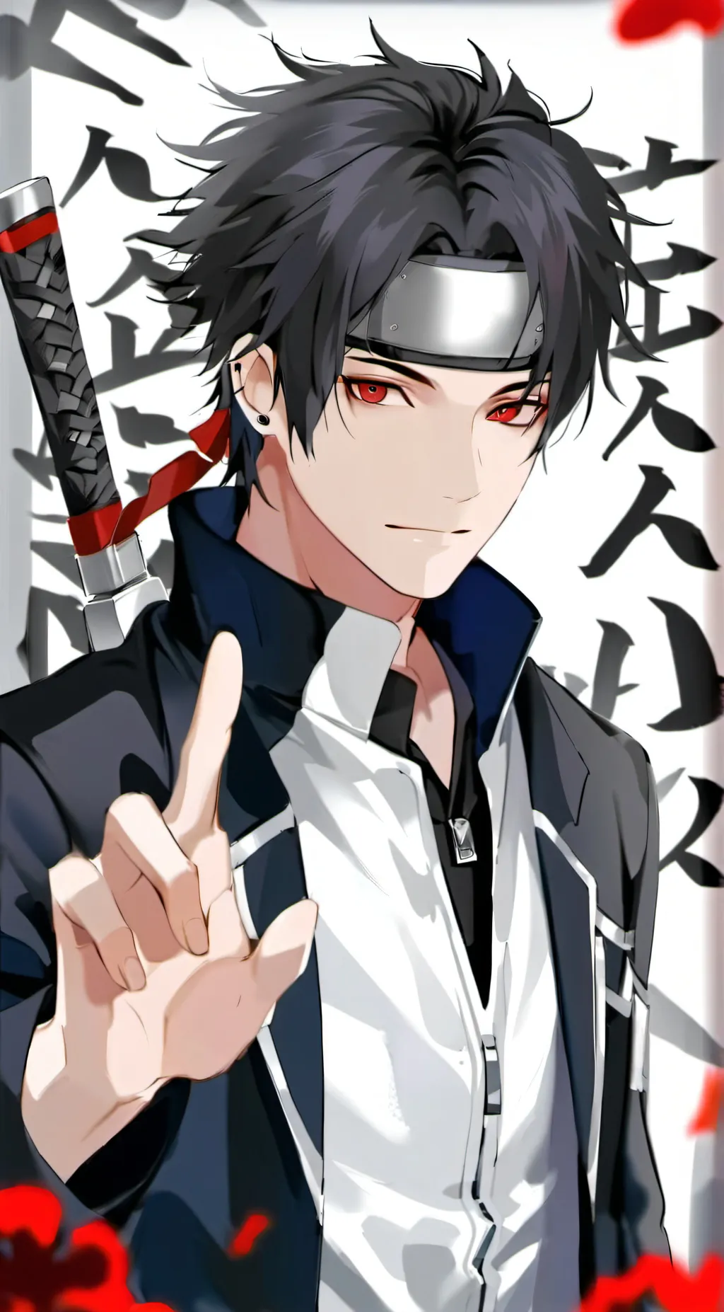 ai character: Akatsuki... background