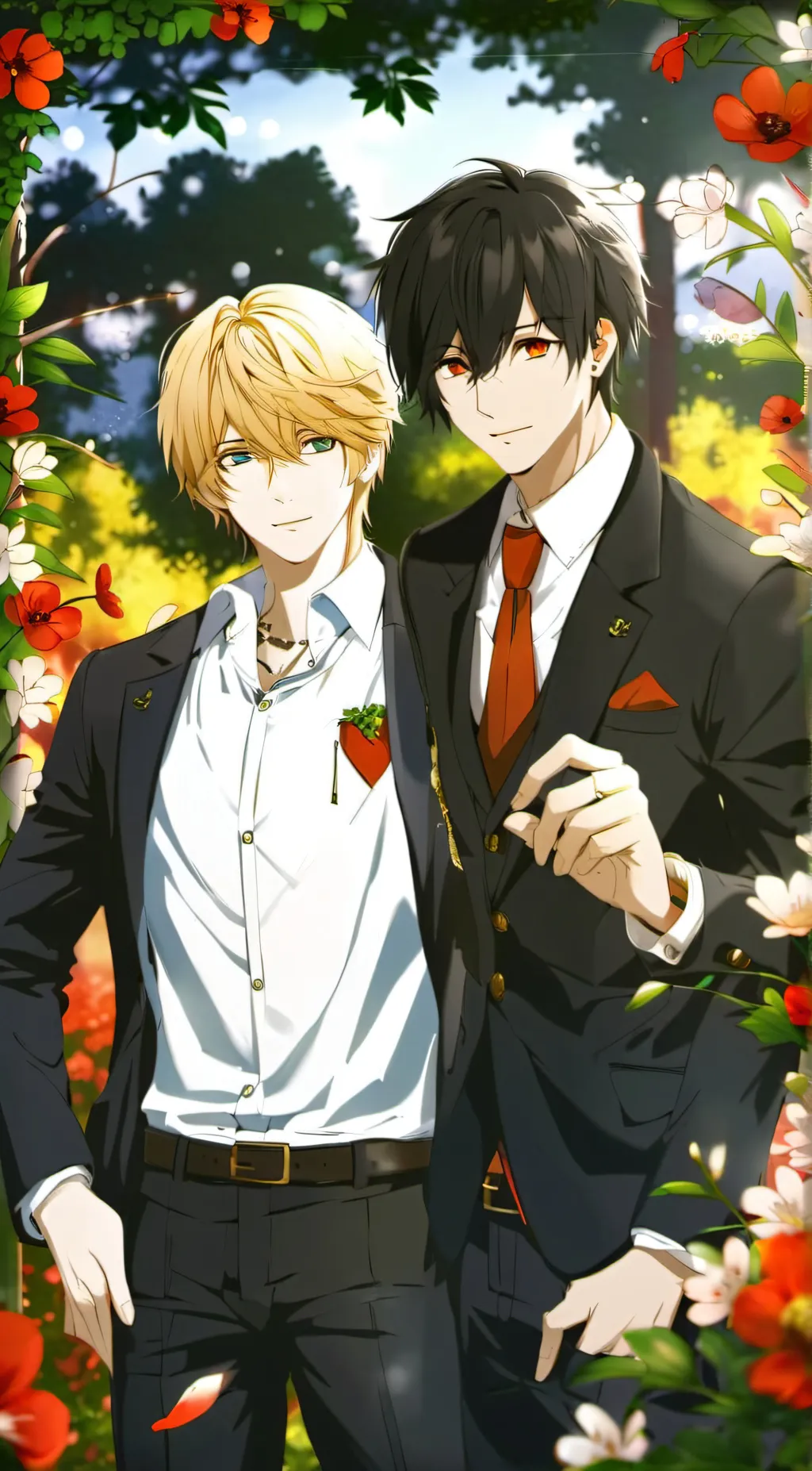 ai character: Luke and Noah background