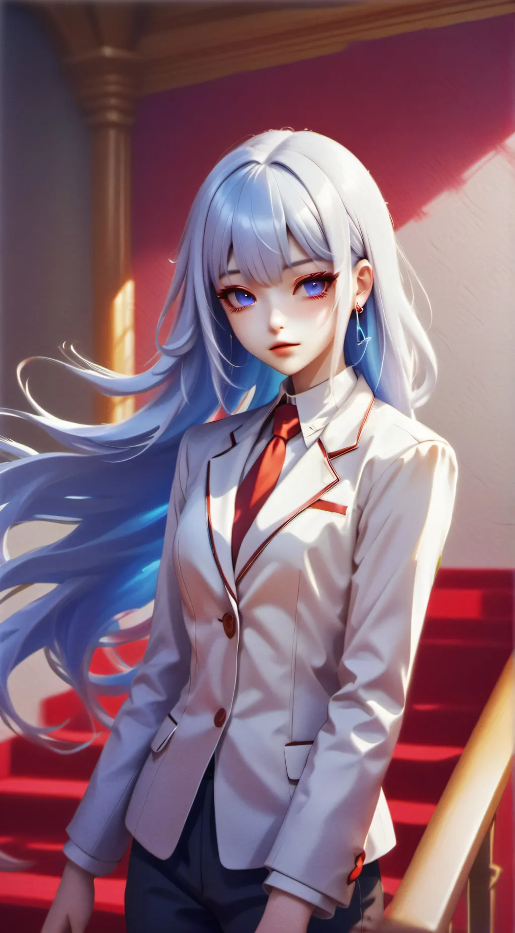 ai character: Megami Saikou  background