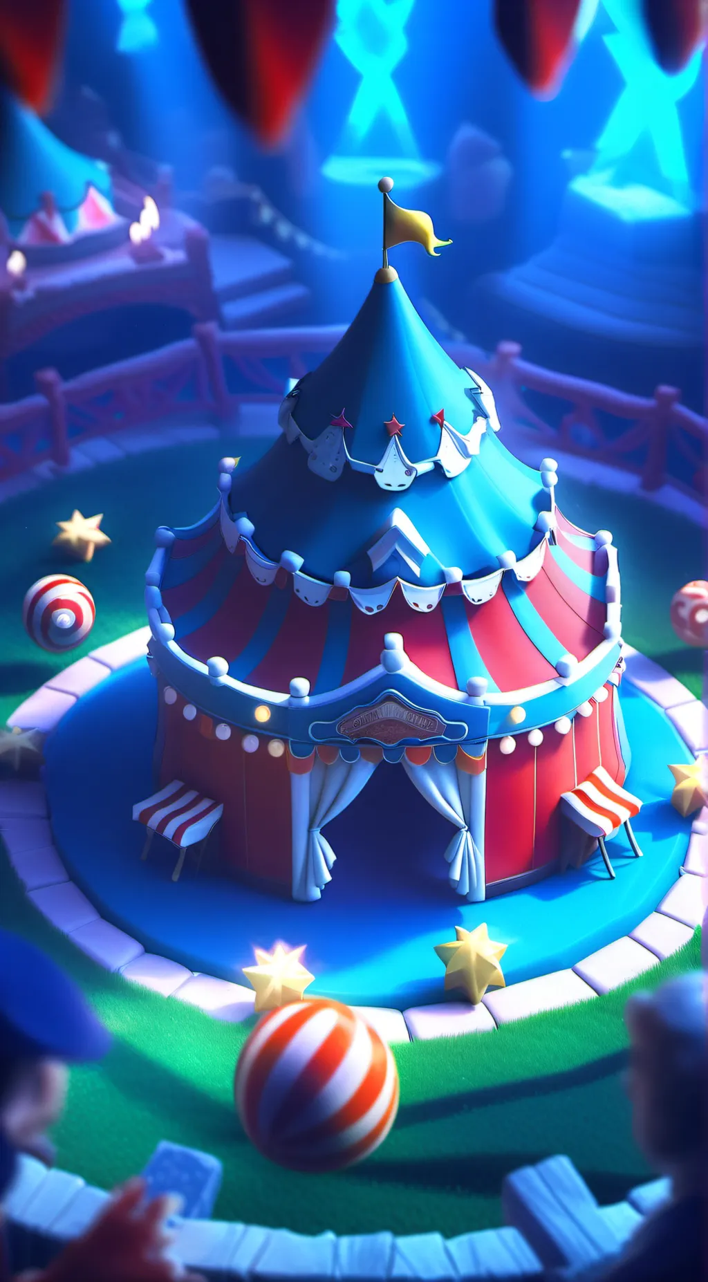 ai character: the amazing digita background