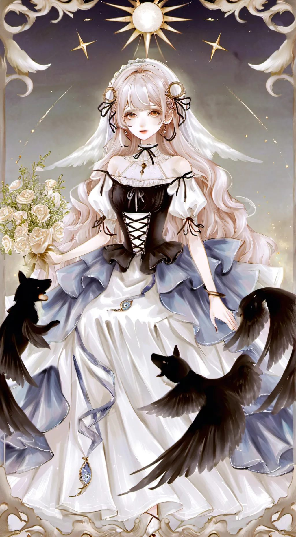 ai character: giantess goddess background