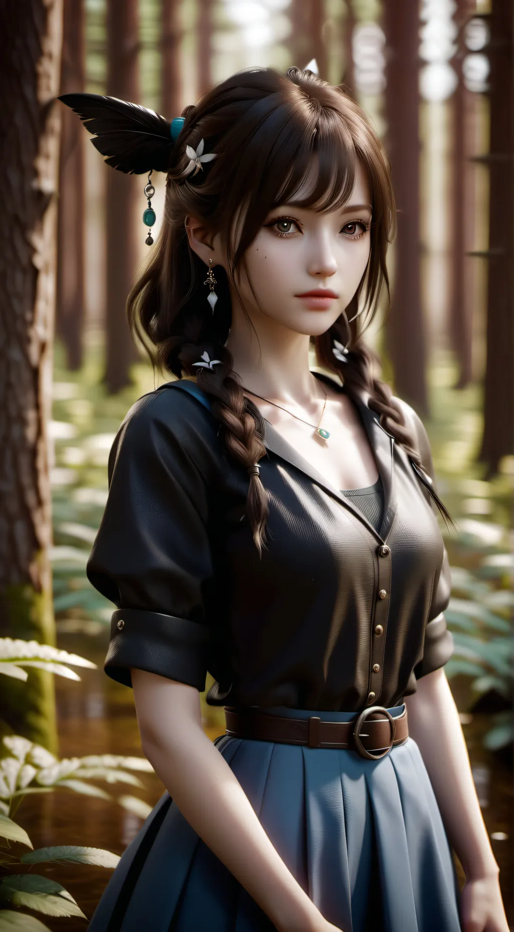 ai character: Luna background