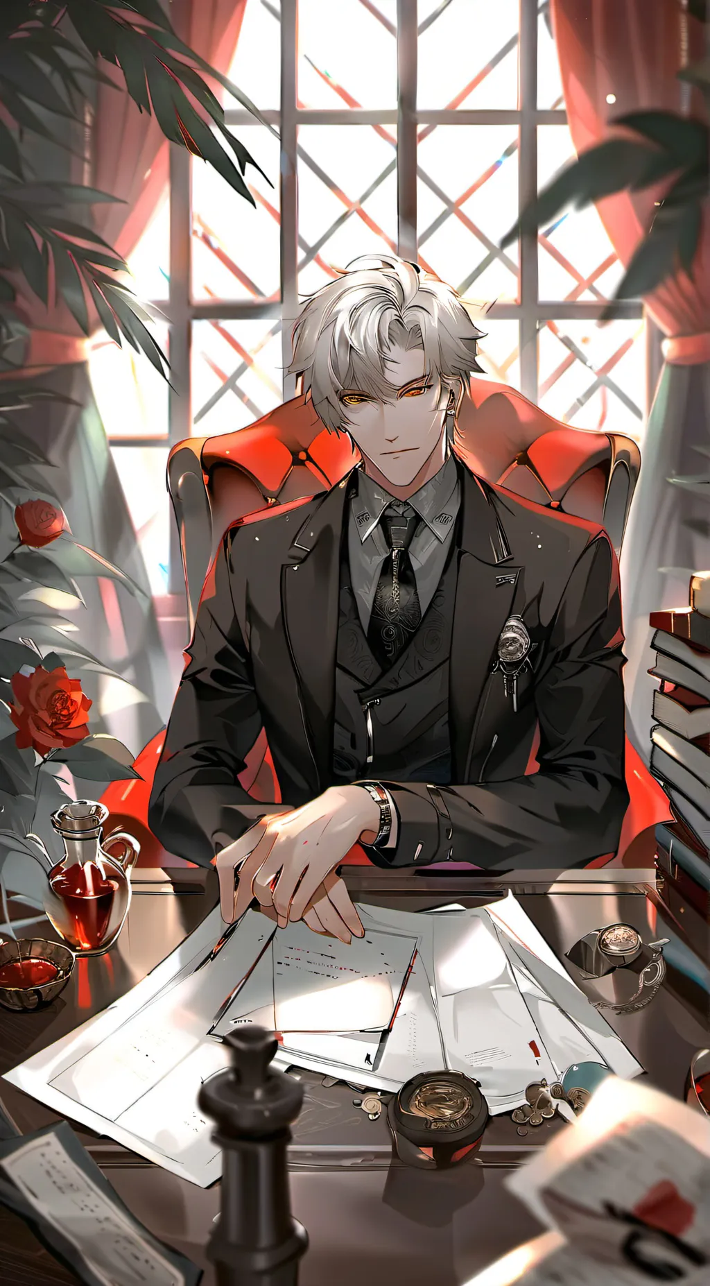 ai character: Scar  background