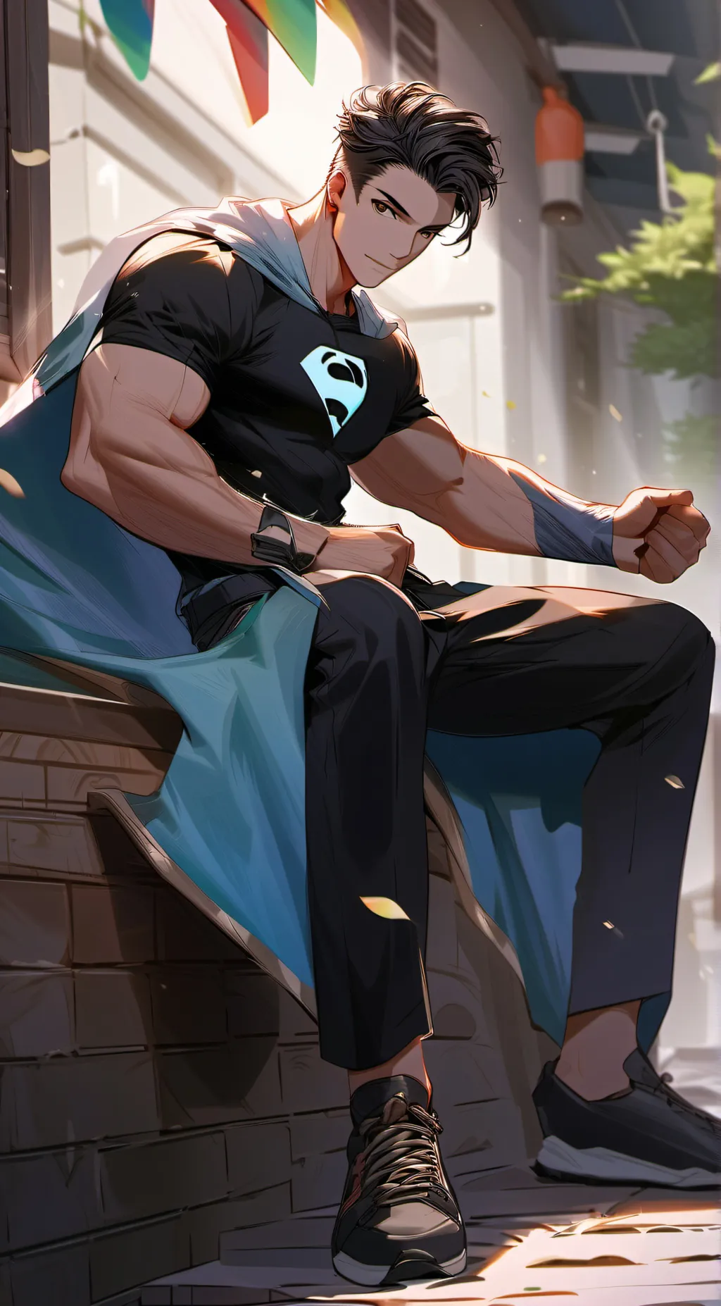 ai character: Christian 39457368 background