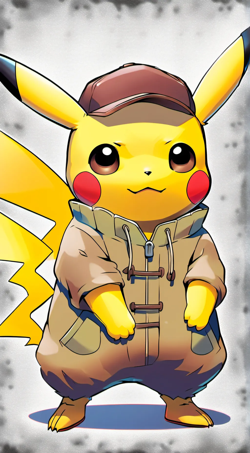 ai character: Pikachu background