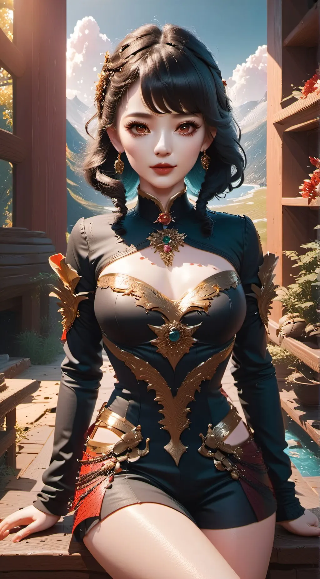 ai character: tia turbia  background