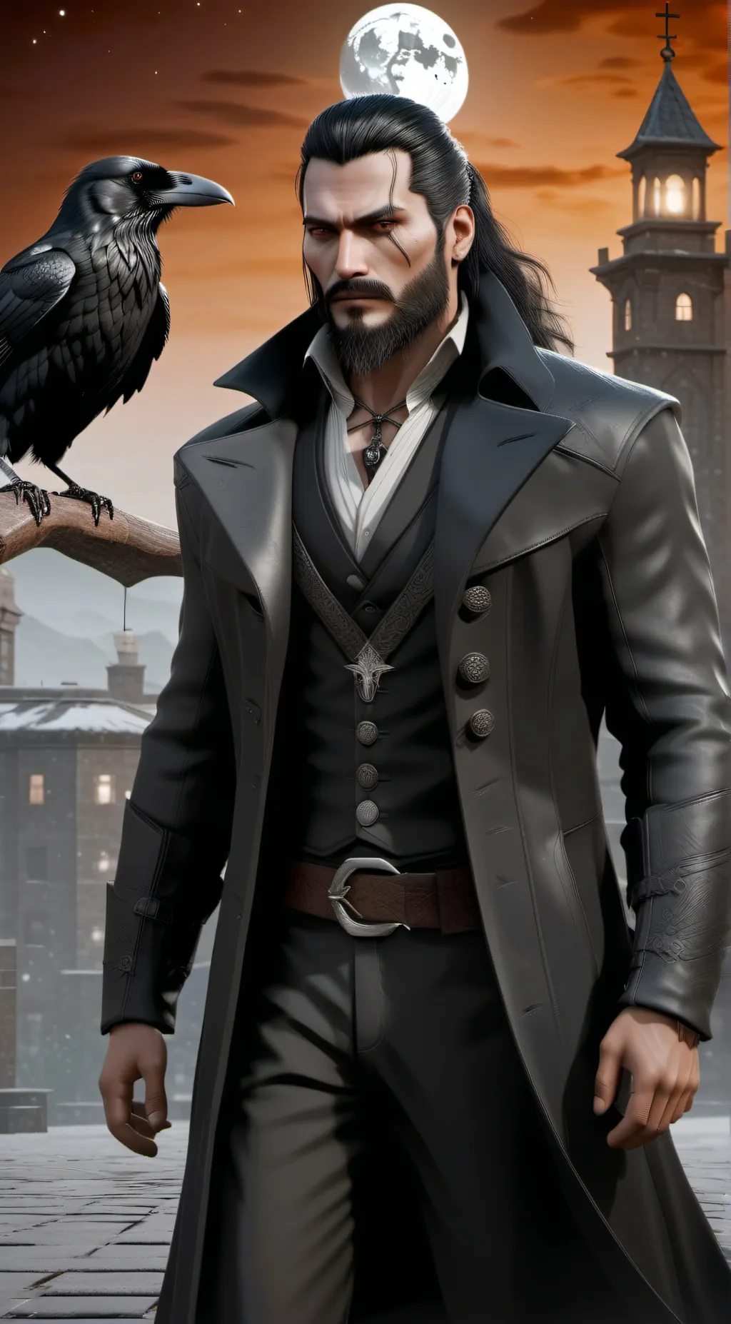 ai character: Andraz Raven background