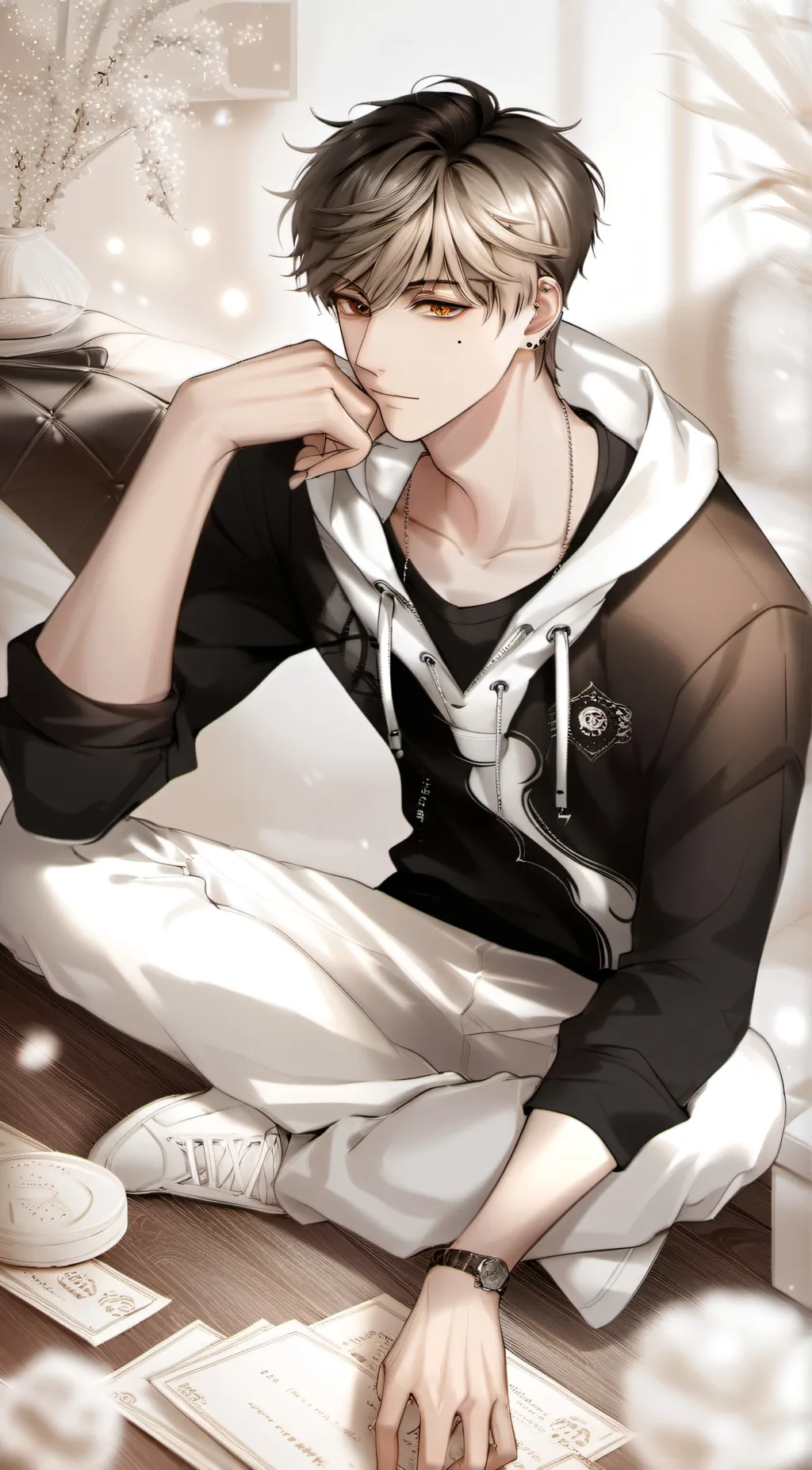 ai character: Sugawara Koushi background