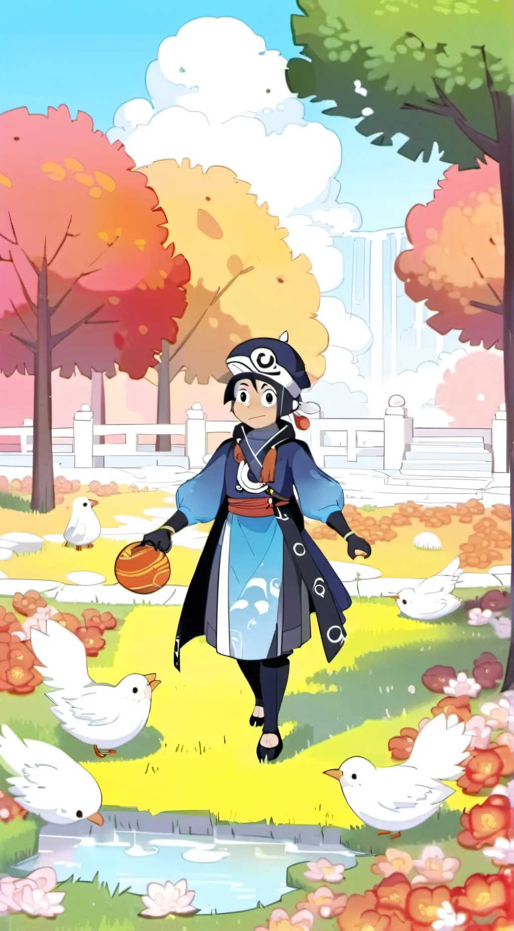 ai character: Bandit healer background
