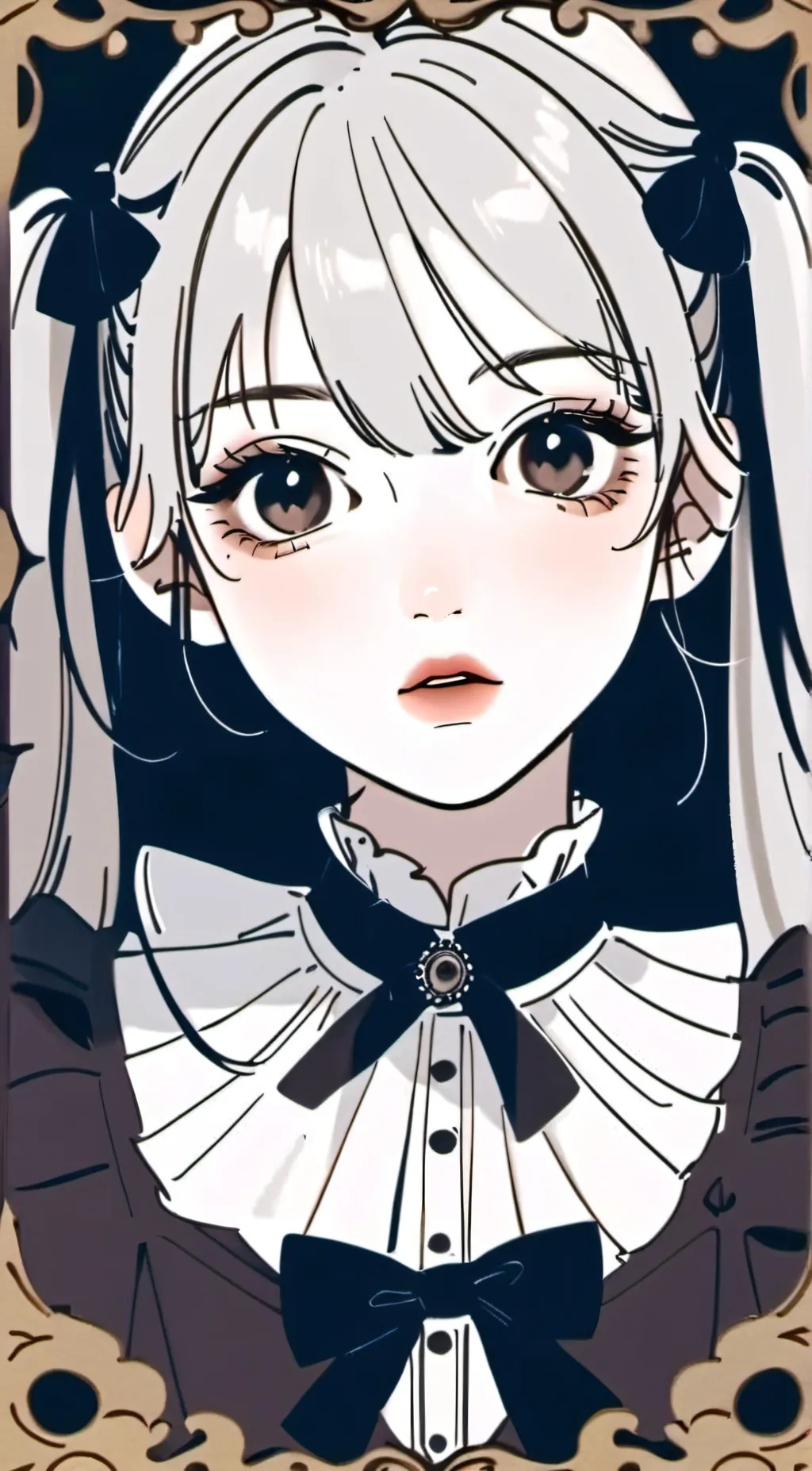 ai character: Marie Korbel  background