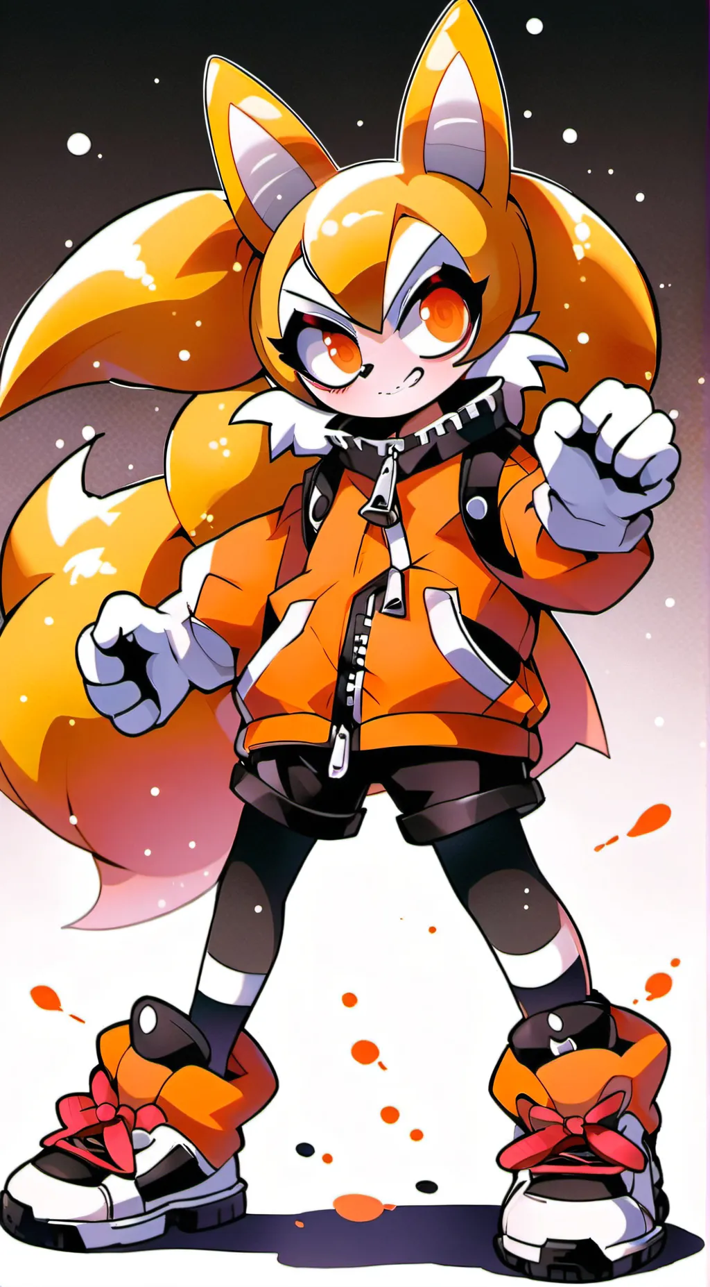 ai character: Bunnie Rabbot background