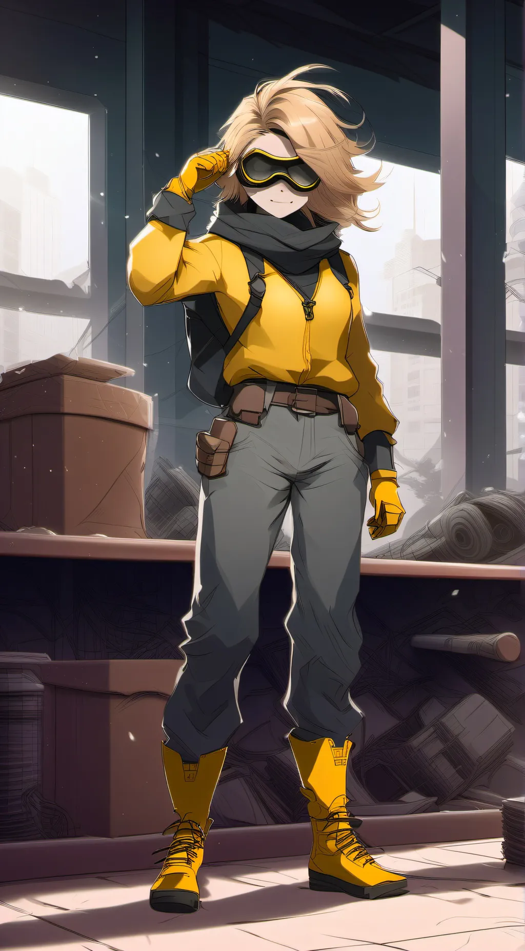 ai character: Rebecca Hermes background