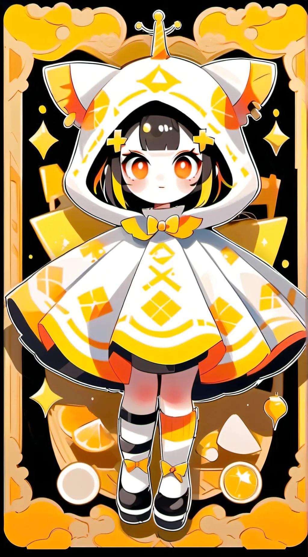 ai character: blossom the cutie background