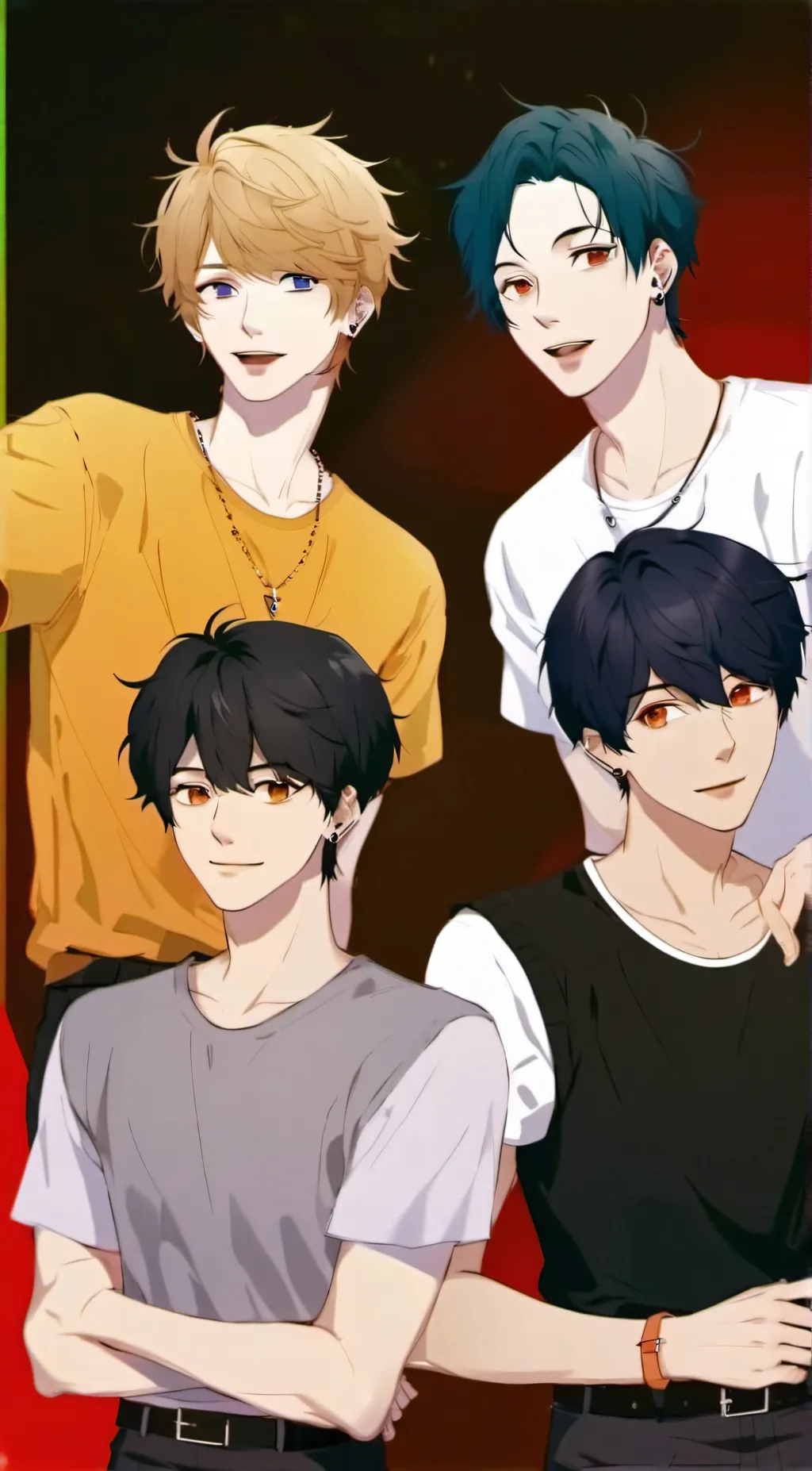 ai character: BOYFRIENDS🏳️‍🌈 background