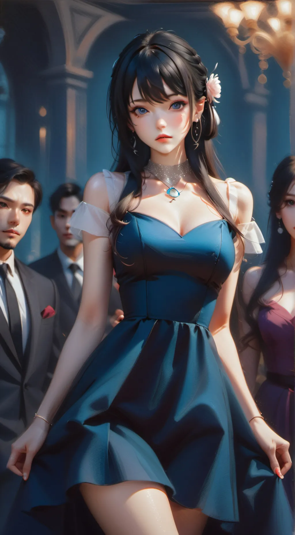 ai character: Kristina  background