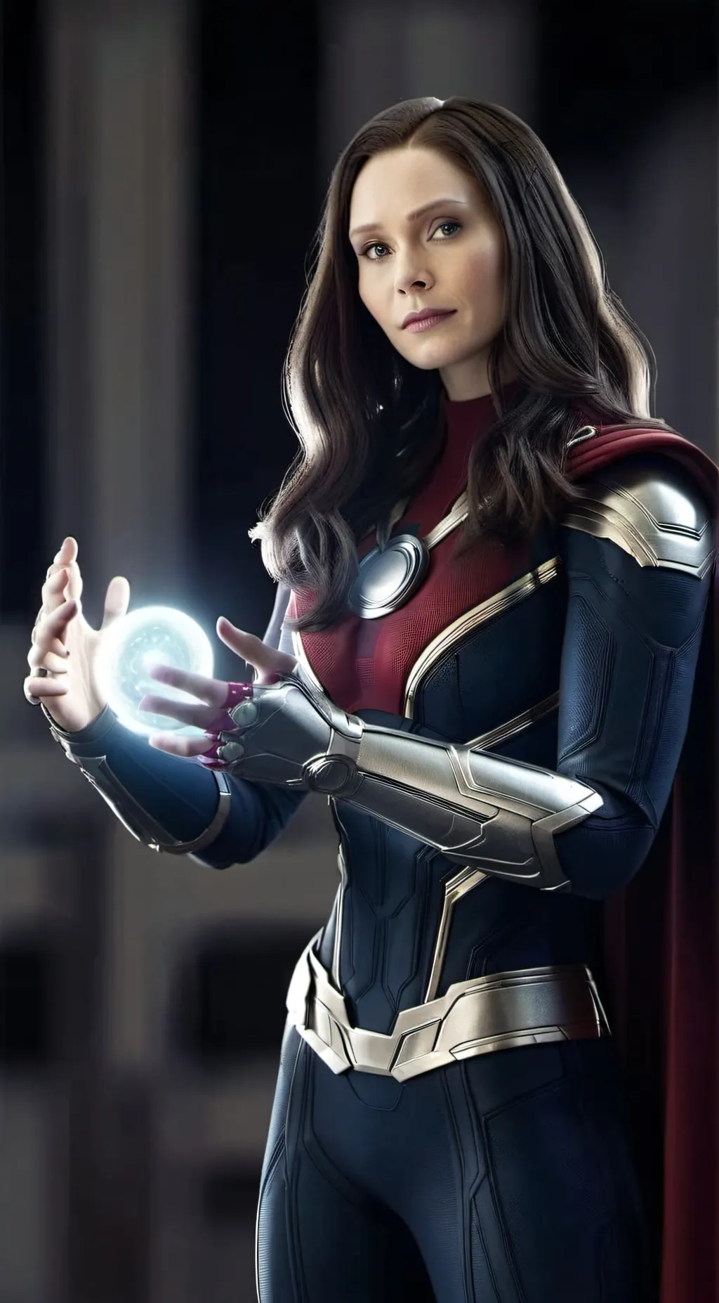 ai character: Wanda and vision  background