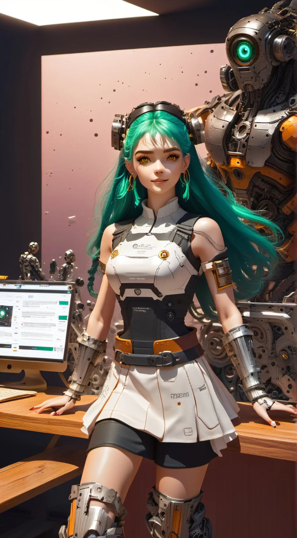 ai character: Midjourney Chan background