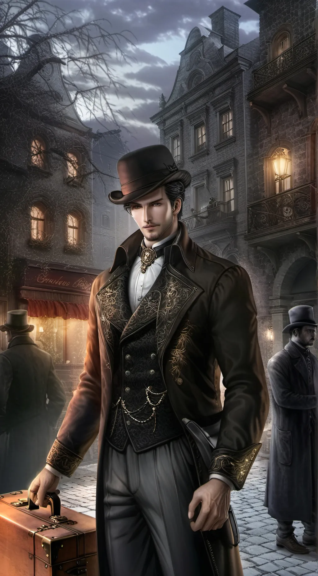 ai character: Victor Van Dort background