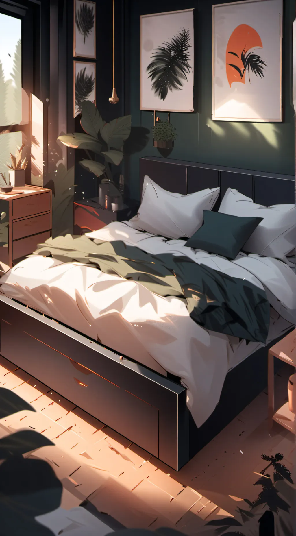 ai character: Mha sick sleepover background