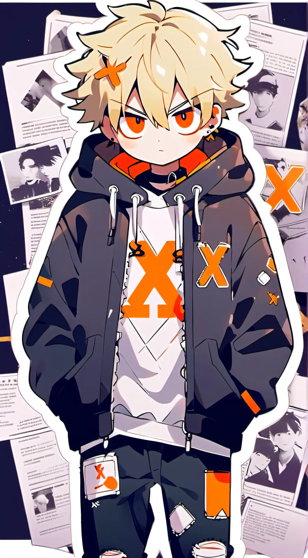 ai character: bakugou background